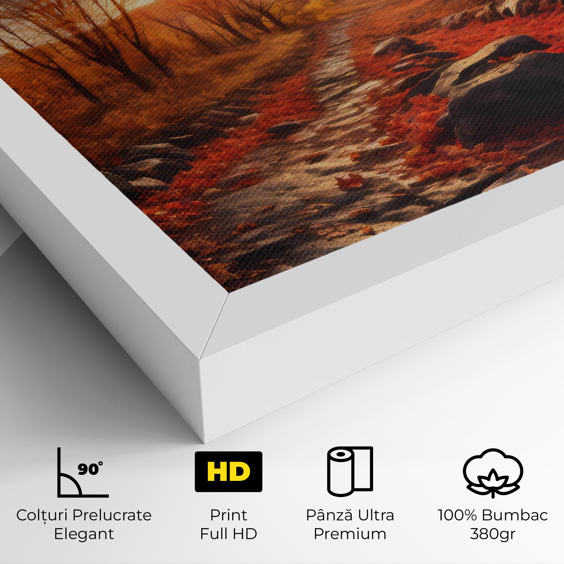 Tablou Canvas Autumn Path mockup 4