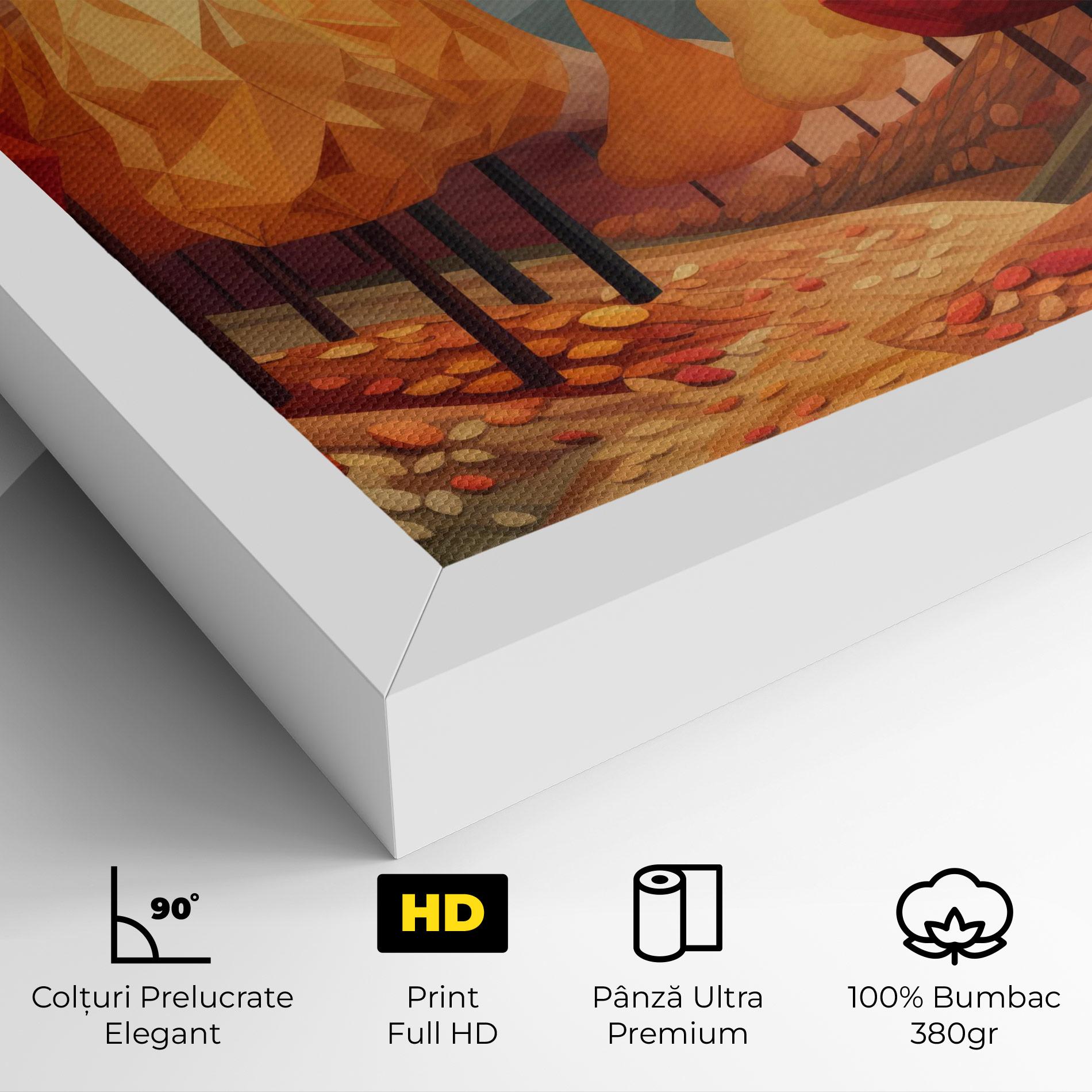 Tablou Canvas Colorful Trees Art mockup 4