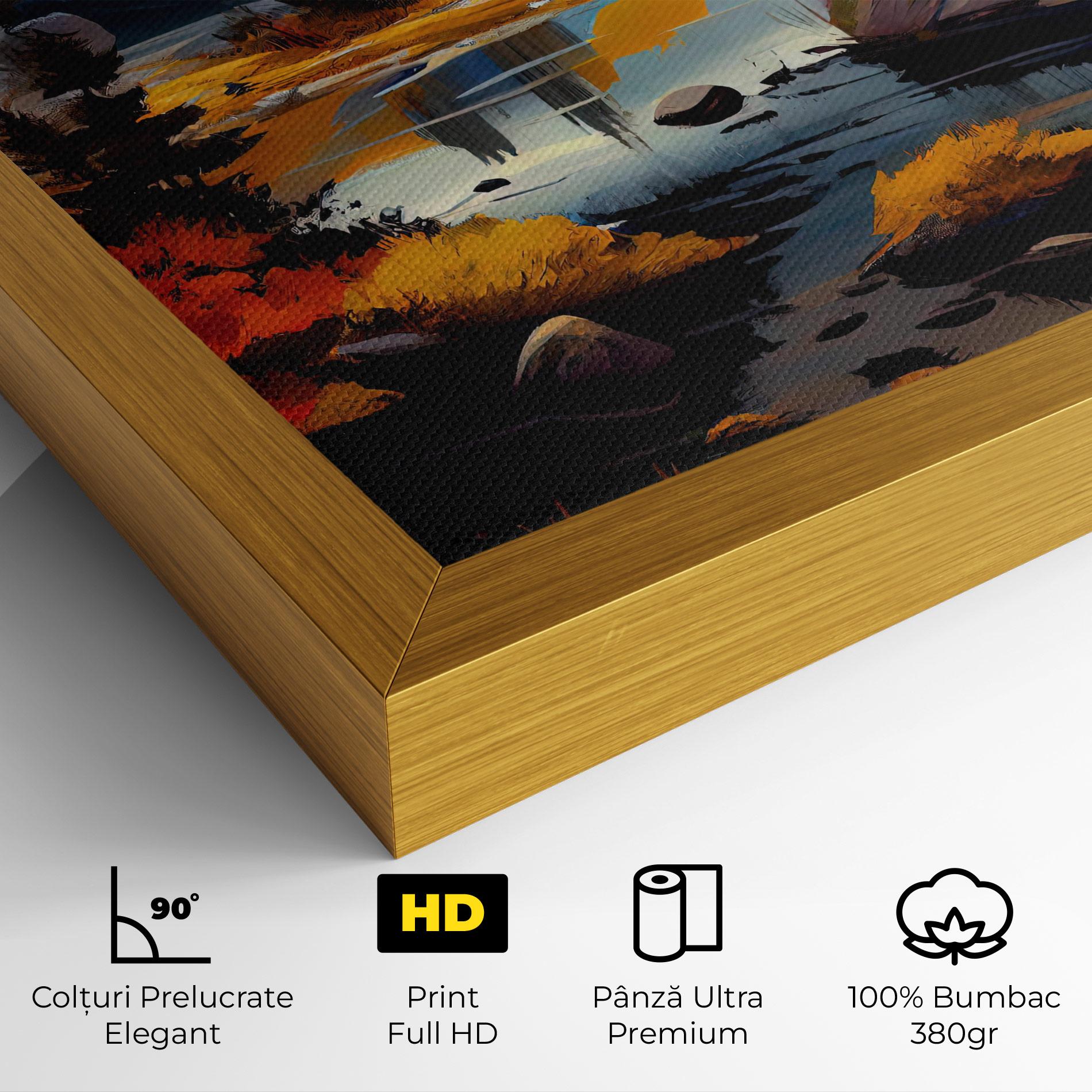 Tablou Canvas Autumn Landscape mockup 4