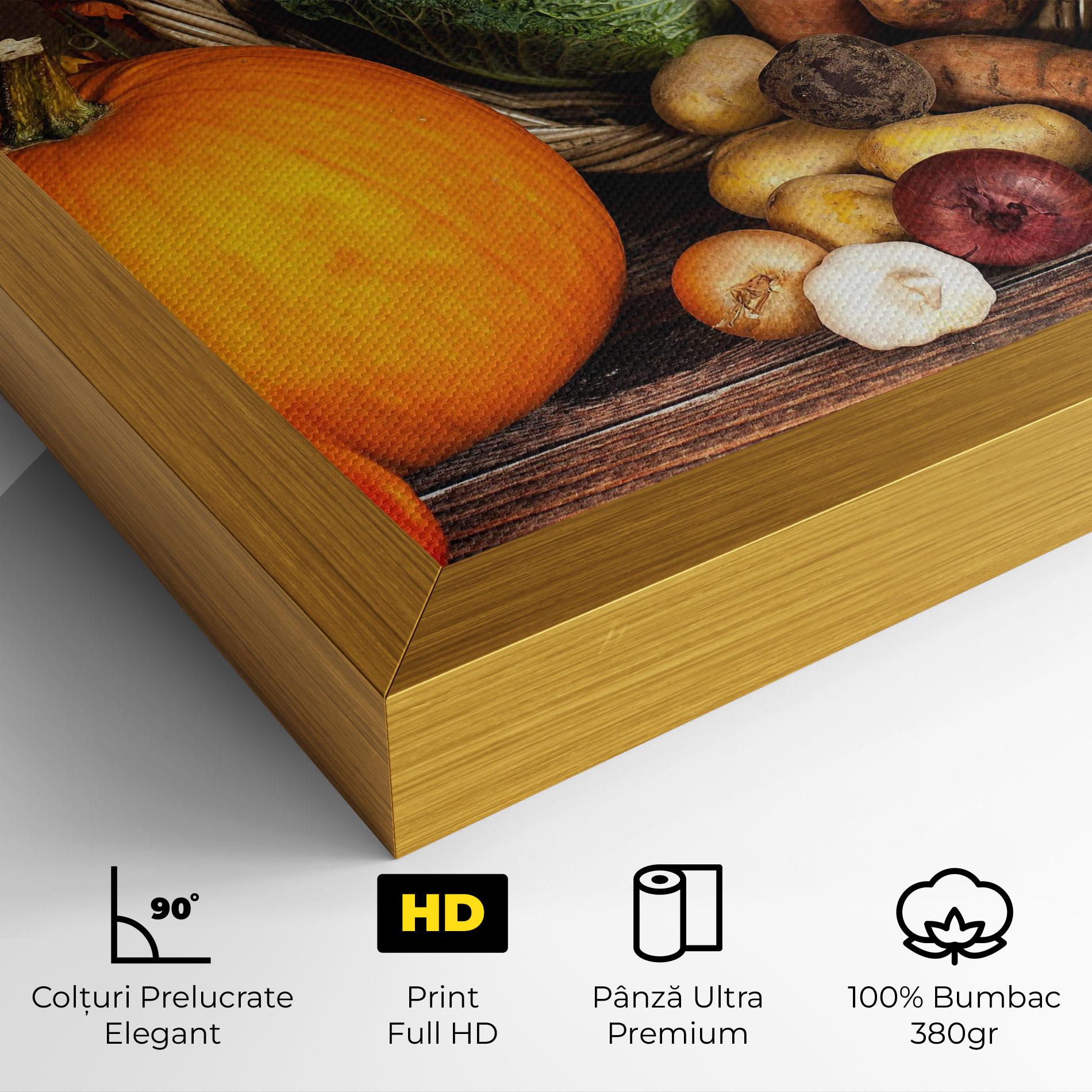 Tablou Canvas Autumn Vegetables mockup 4