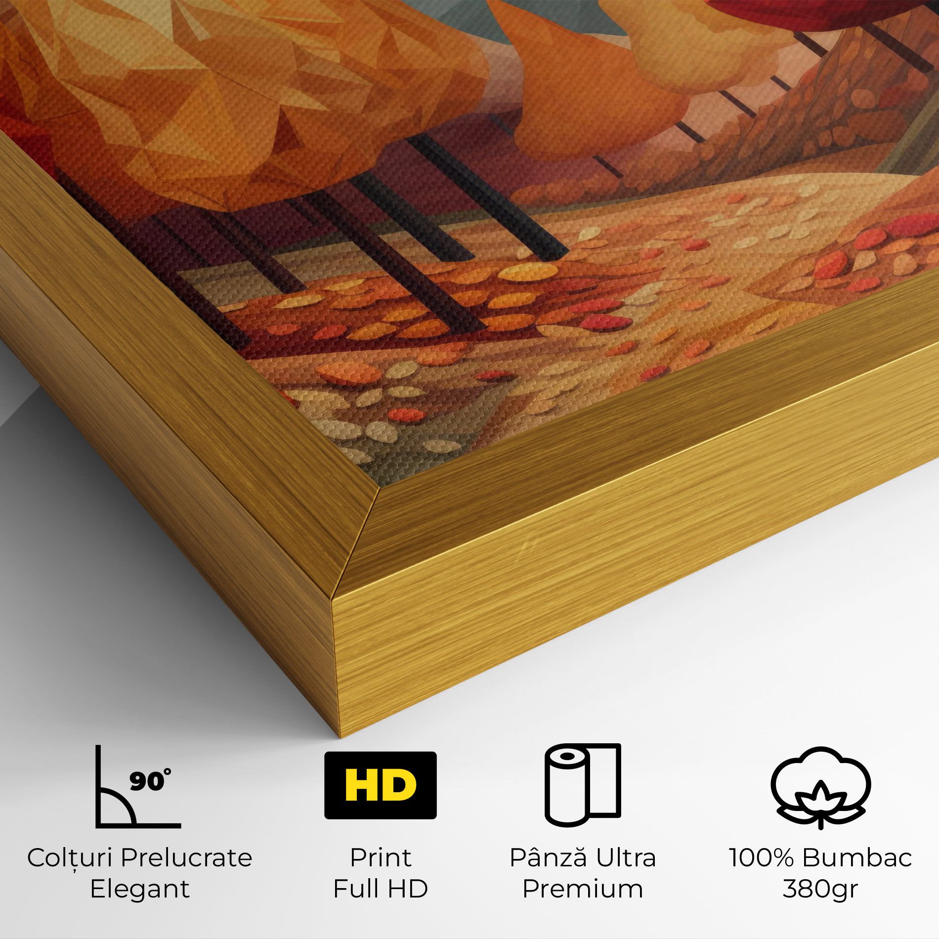 Colorful Trees Art mockup 4