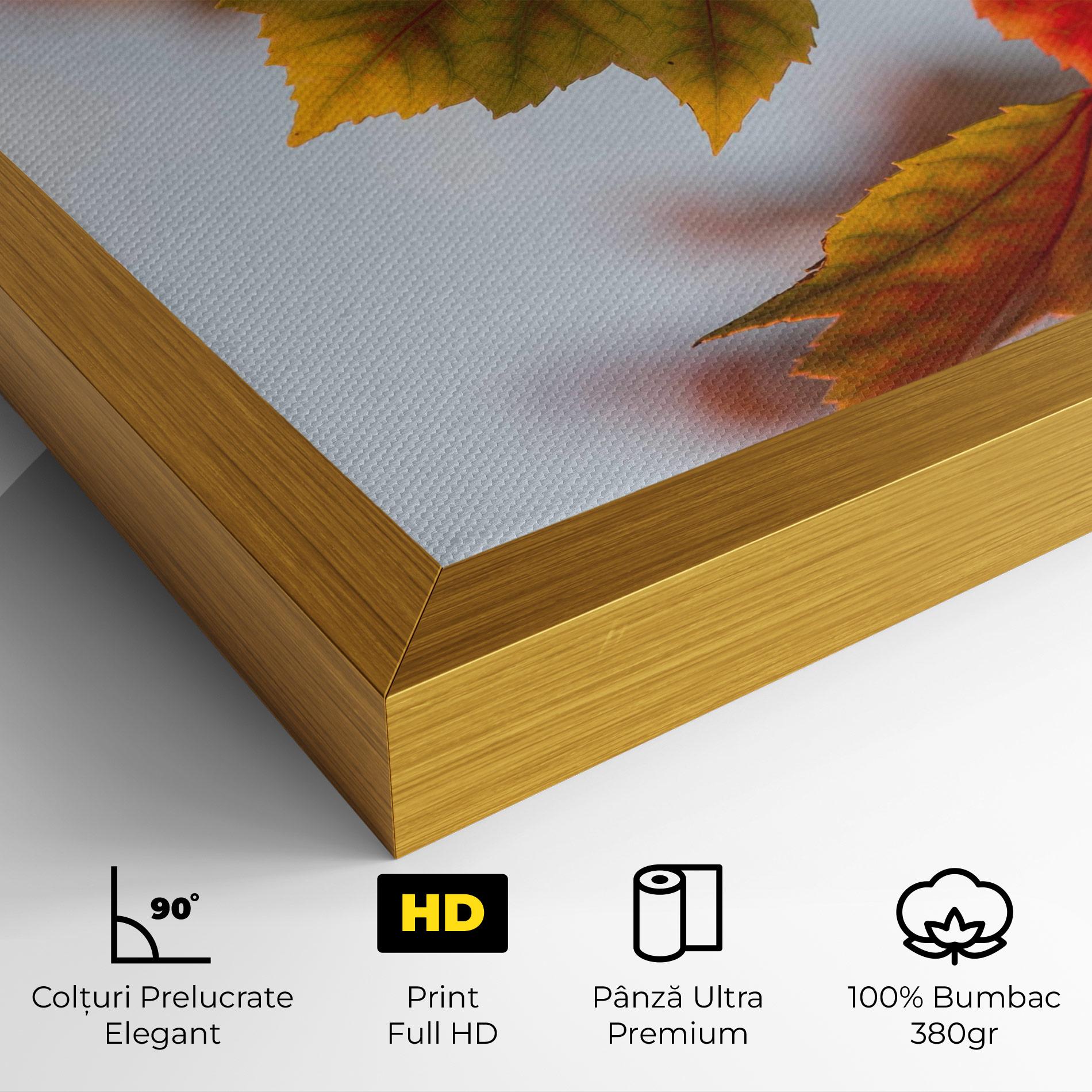Tablou Canvas Red Yellow Autumn mockup 4