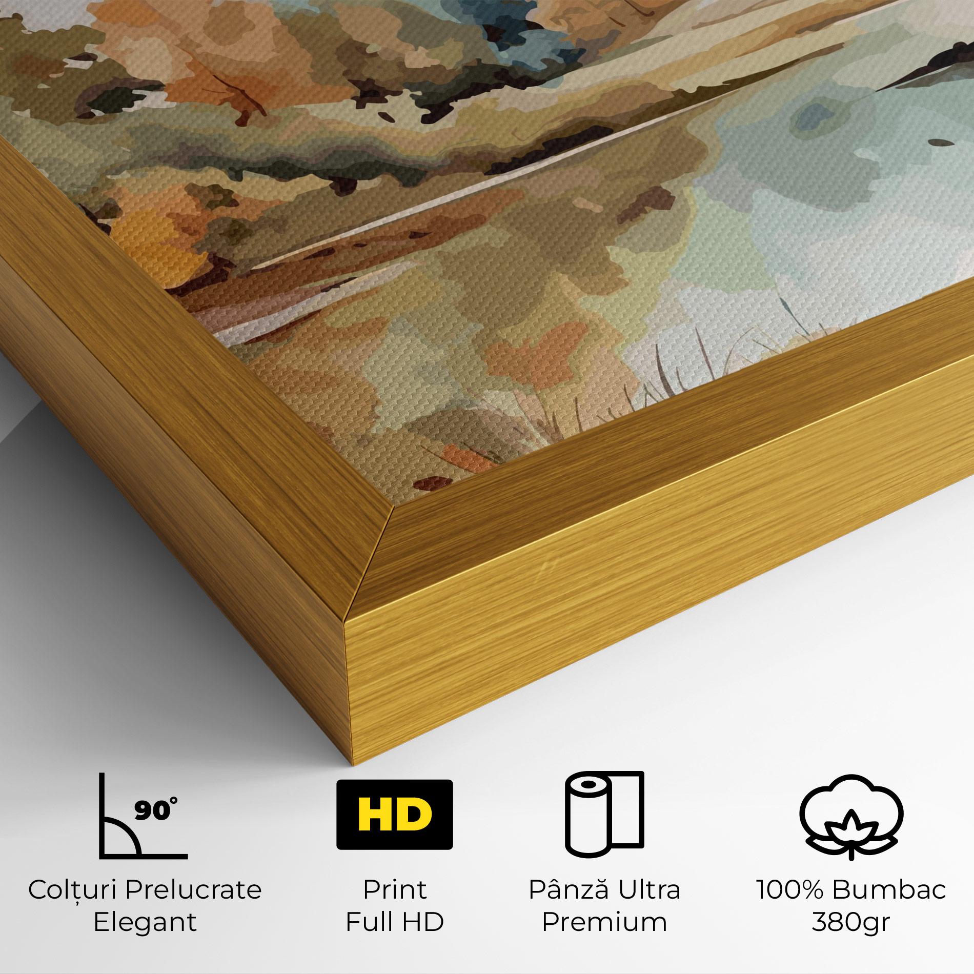 Tablou Canvas Watercolor Autumn mockup 4