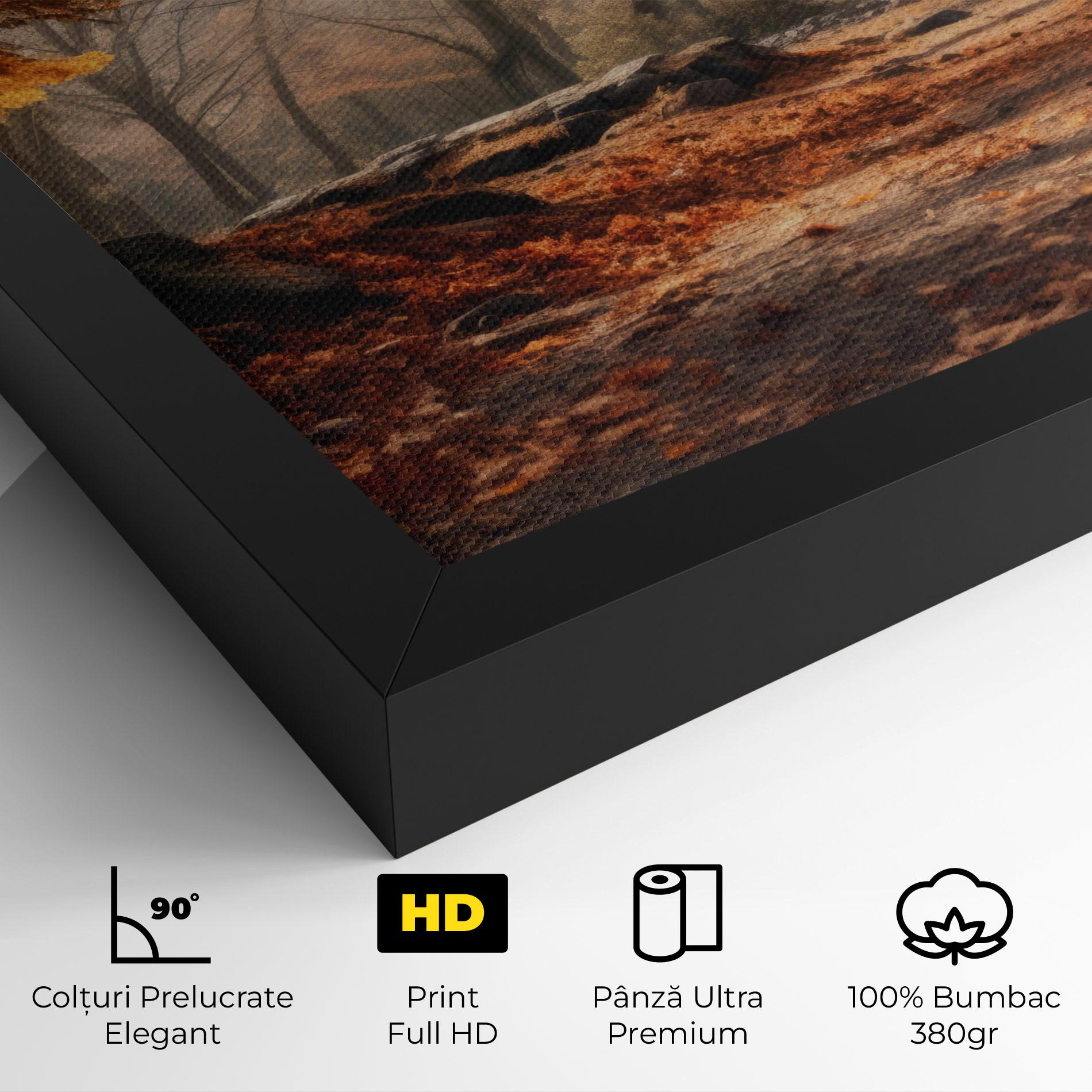 Tablou Canvas Autumn Forest mockup 4