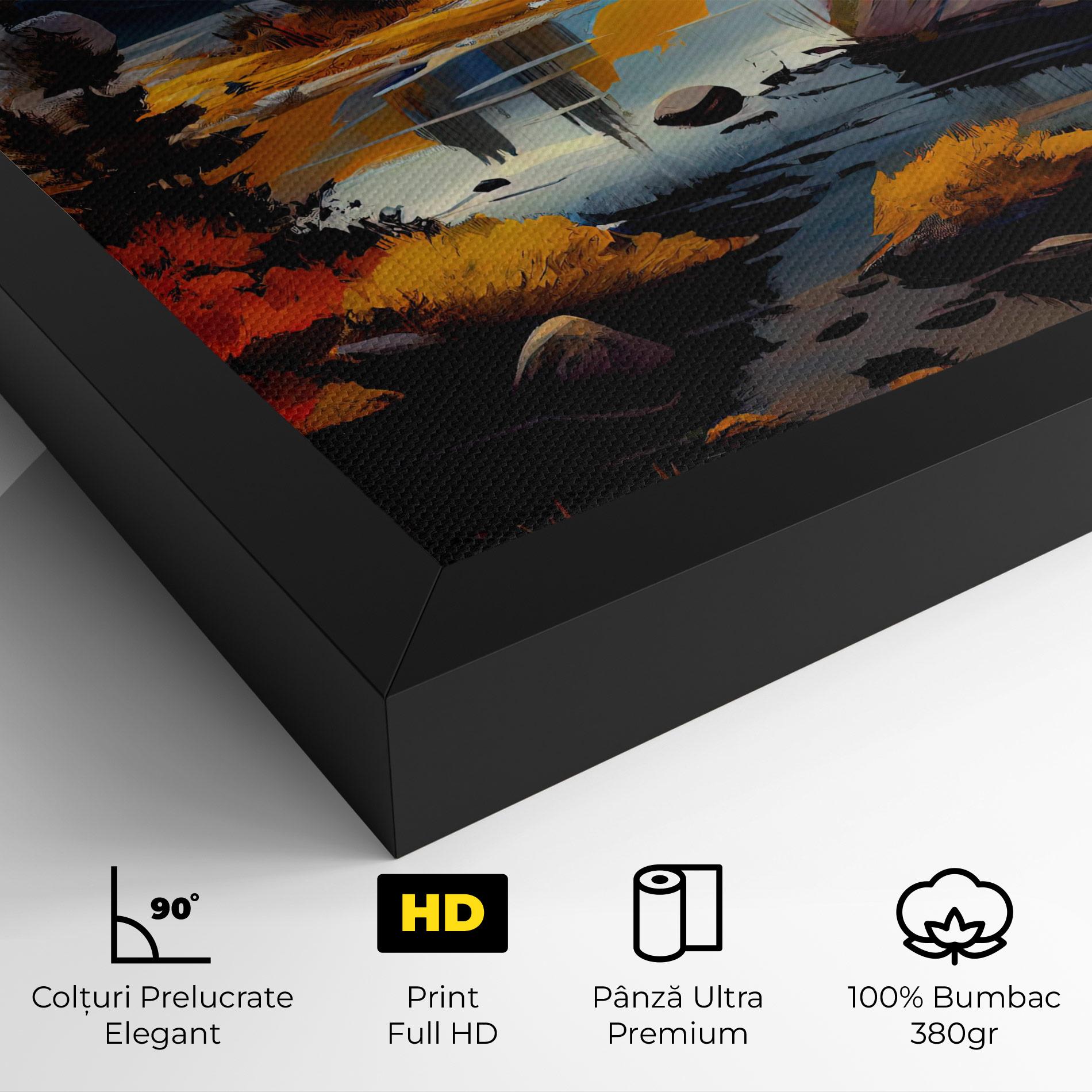 Tablou Canvas Autumn Landscape mockup 4