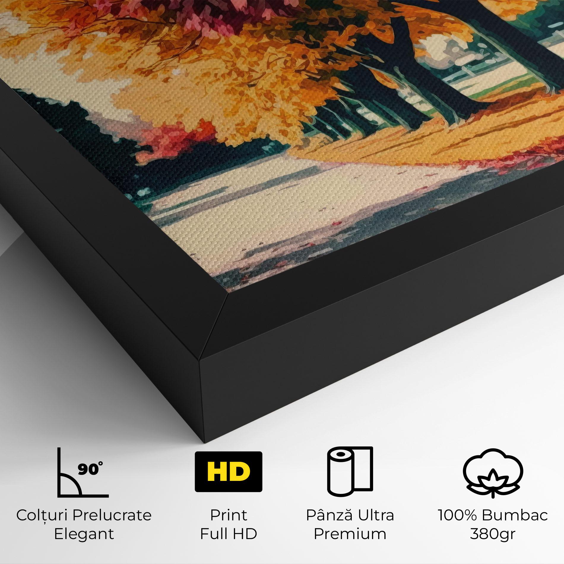 Tablou Canvas Autumn Park mockup 4