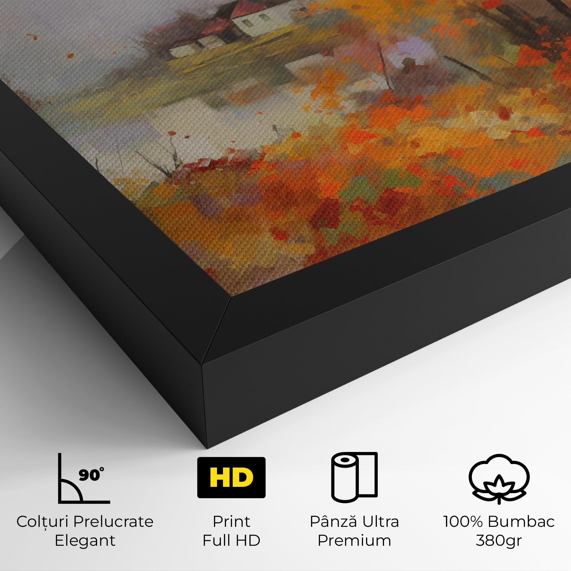 Tablou Canvas Autumnal Painting mockup 4
