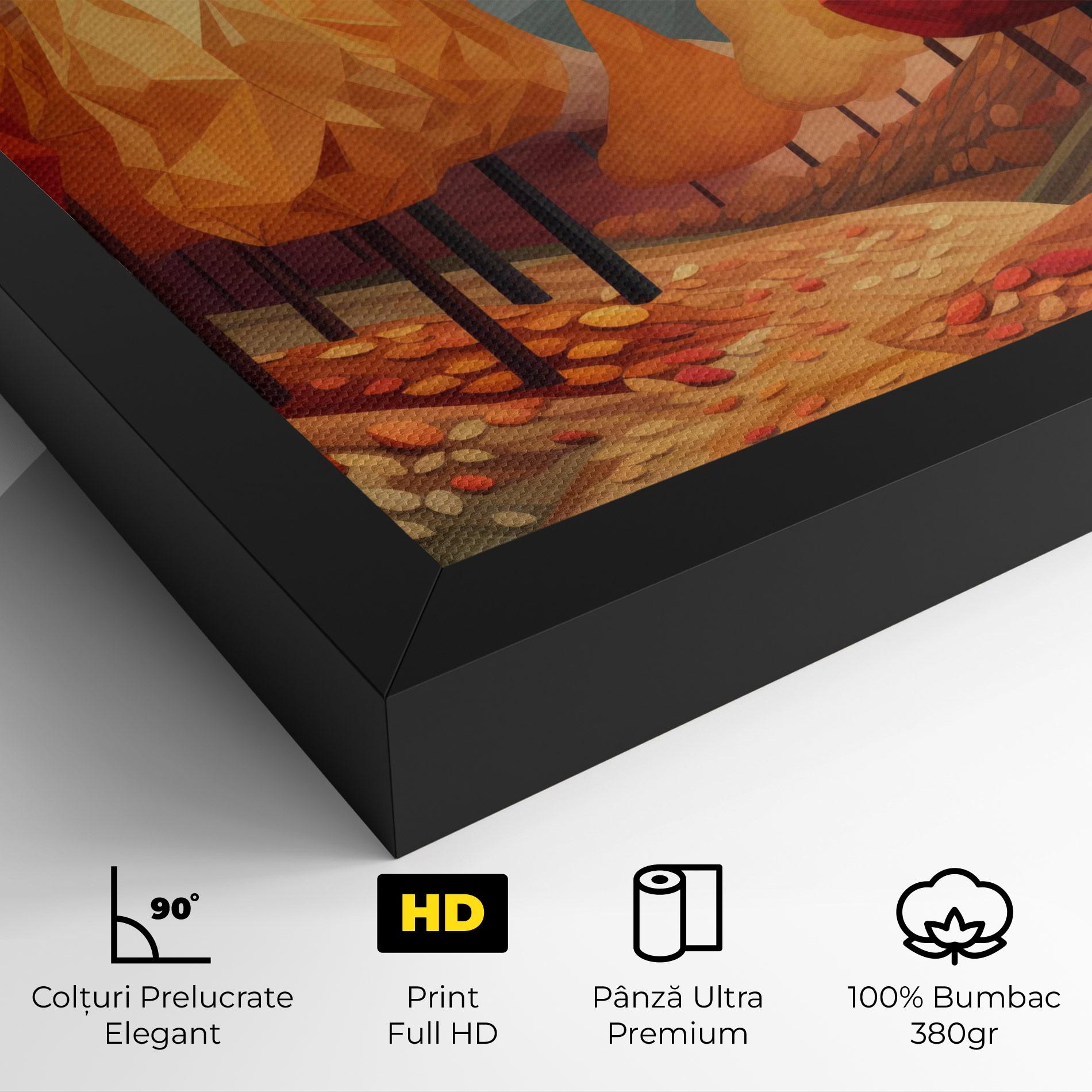 Tablou Canvas Colorful Trees Art mockup 4