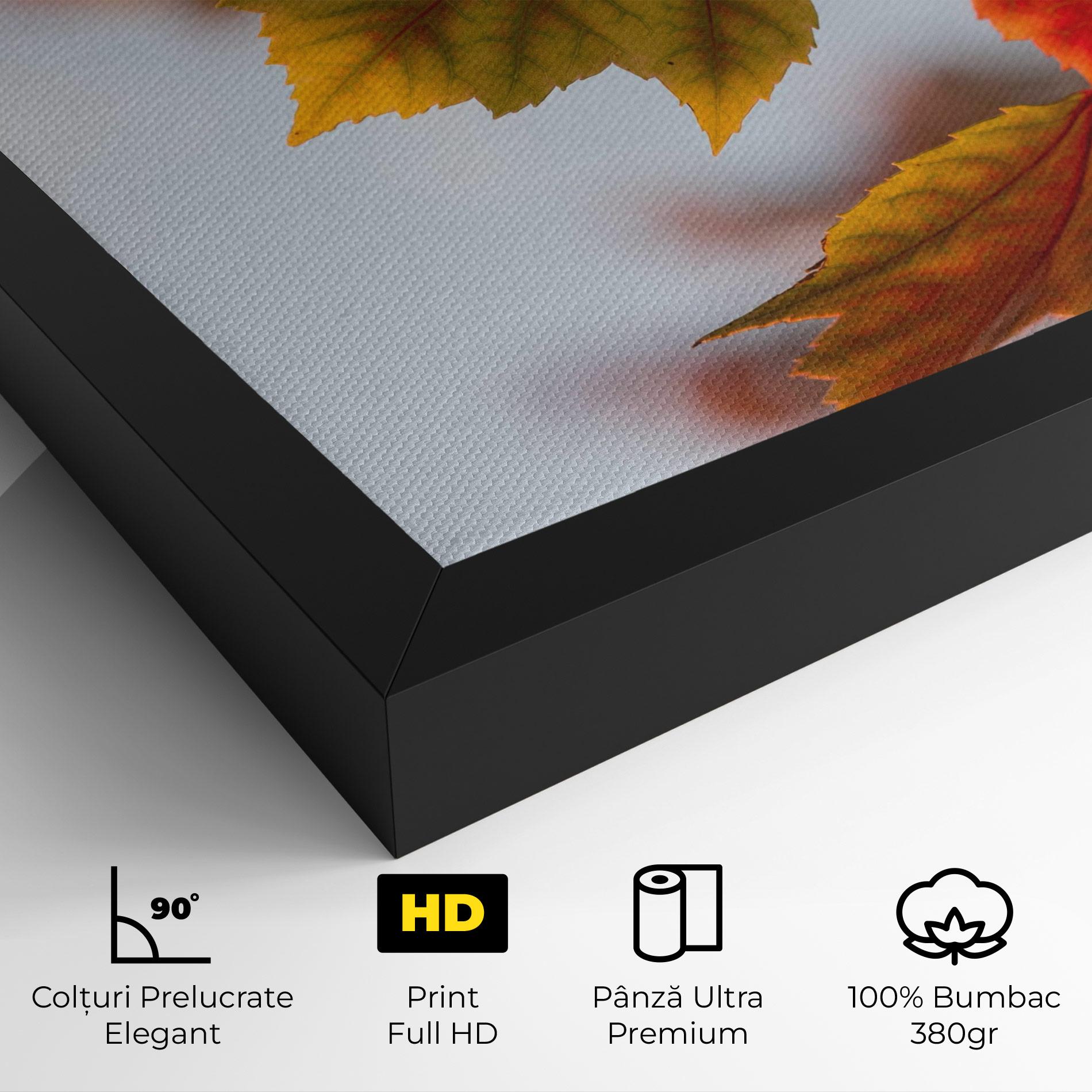 Tablou Canvas Red Yellow Autumn mockup 4