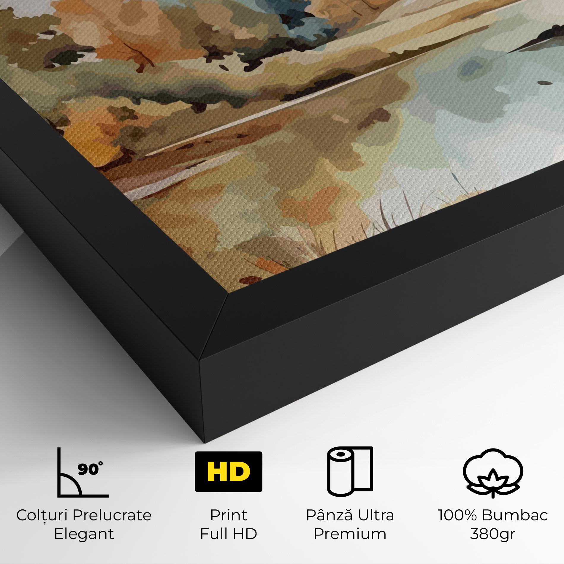 Tablou Canvas Watercolor Autumn mockup 4