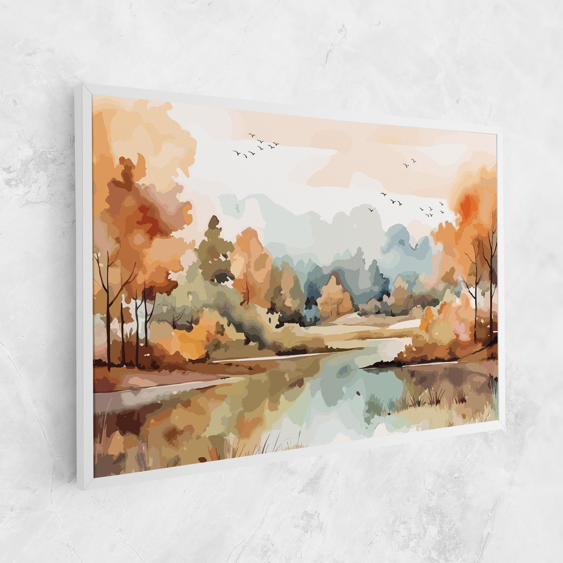 Tablou Canvas Watercolor Autumn mockup 1