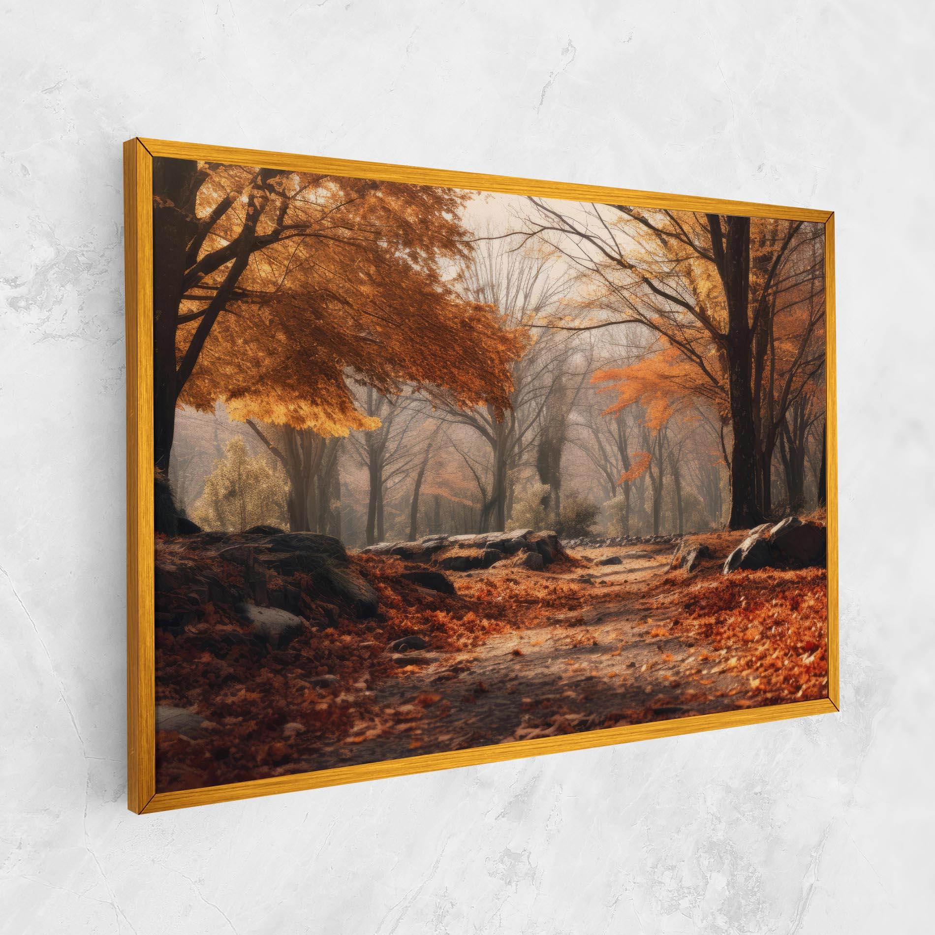 Tablou Canvas Autumn Forest mockup 1