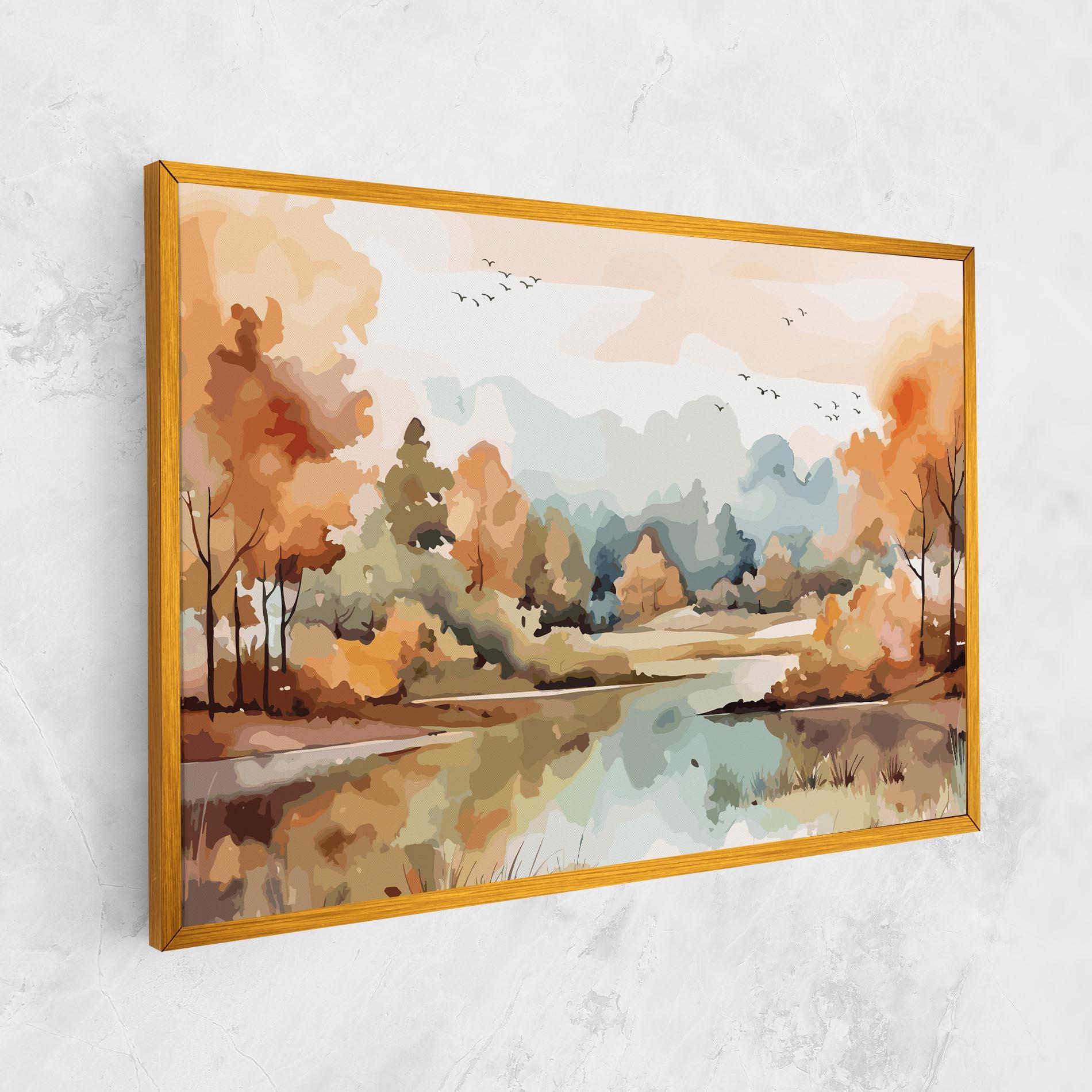 Tablou Canvas Watercolor Autumn mockup 1