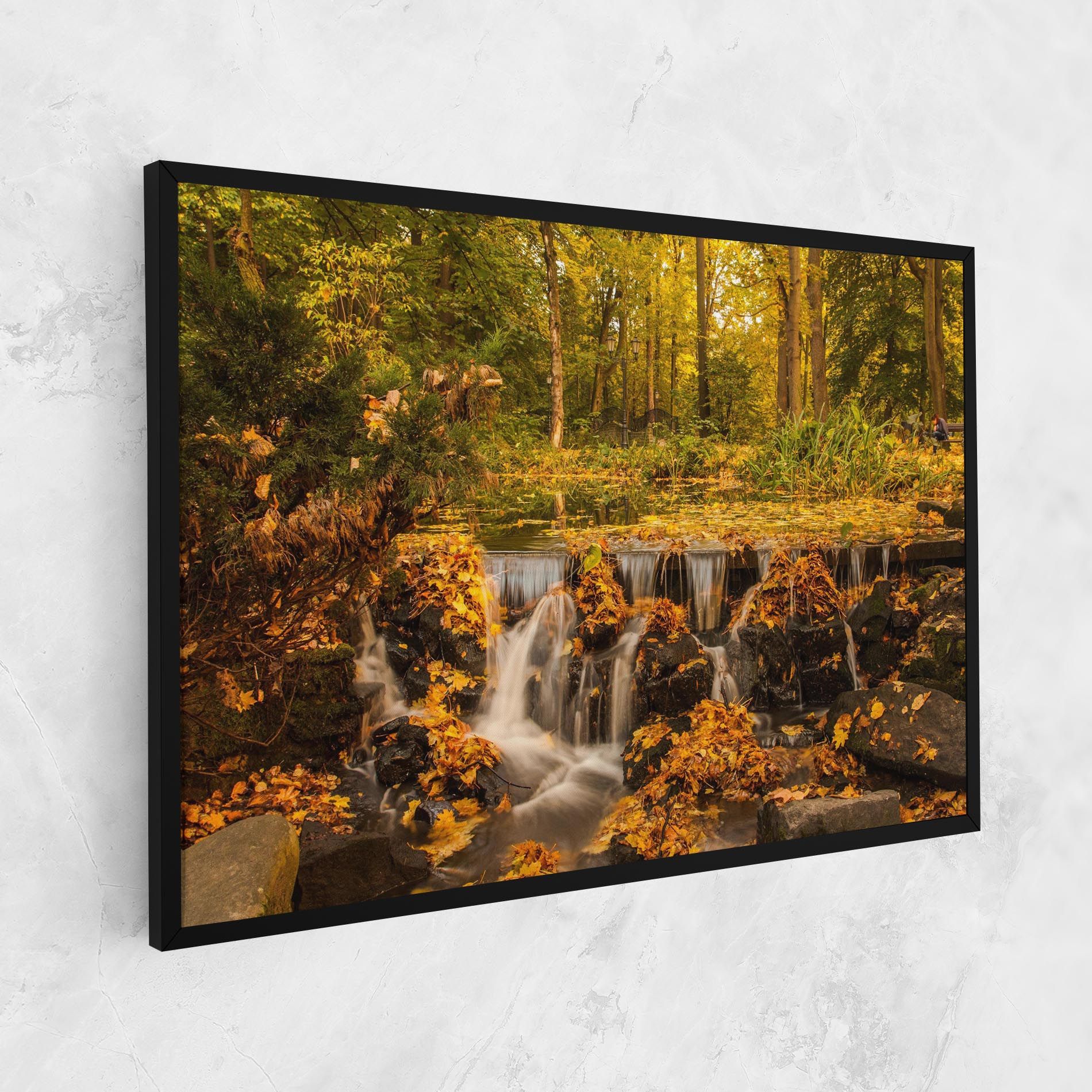 Autumn Waterfall mockup 1