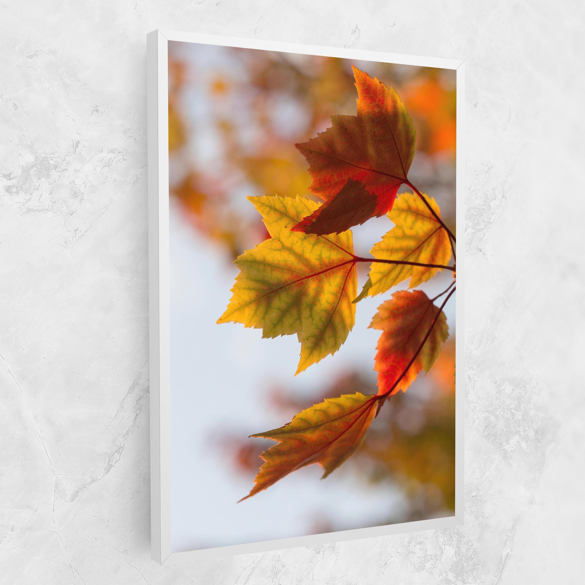 Tablou Canvas Red Yellow Autumn mockup 1