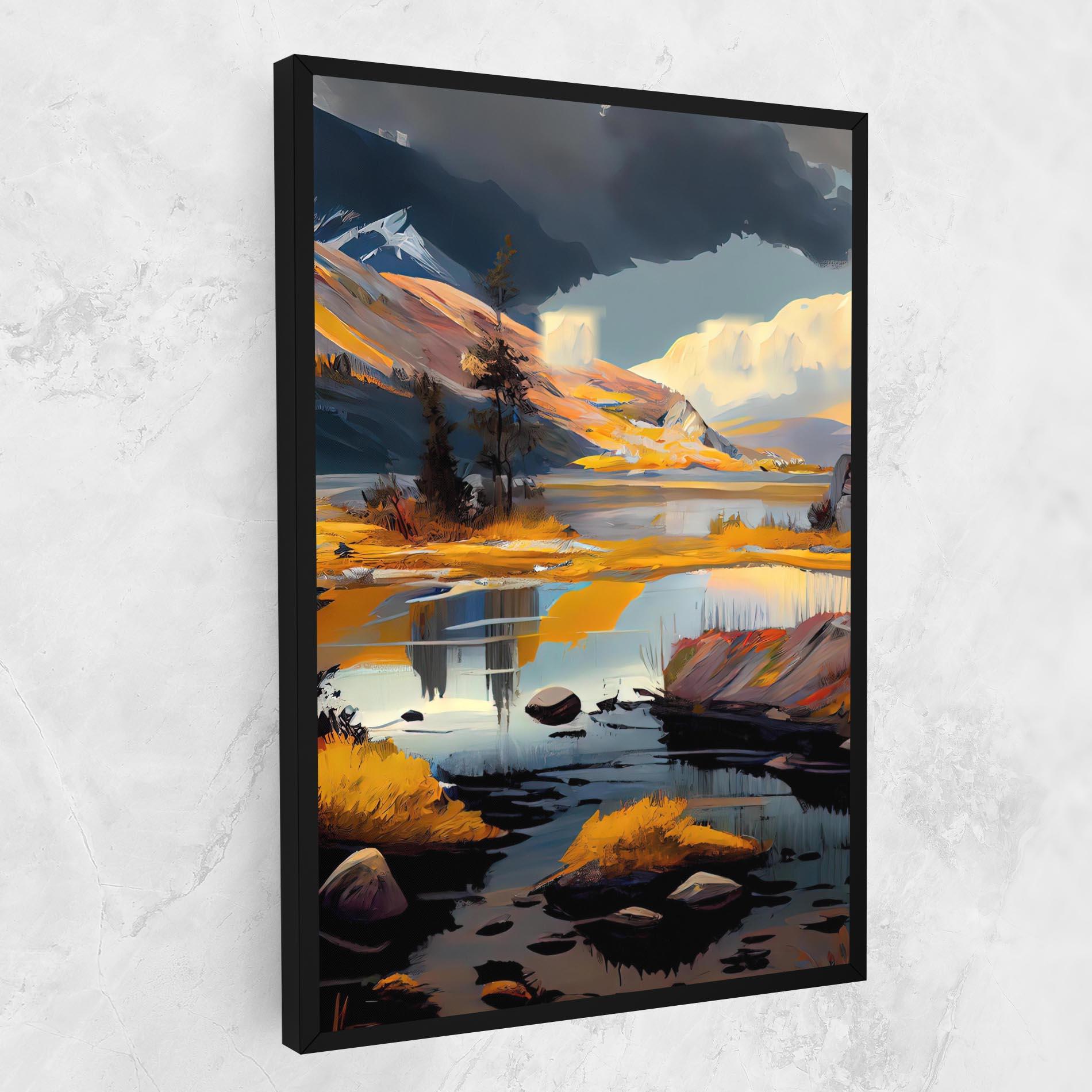 Tablou Canvas Autumn Landscape mockup 1