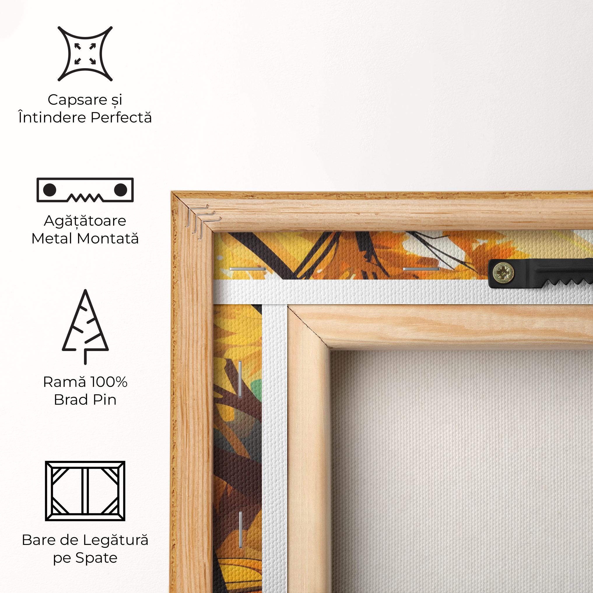 Tablou Canvas Autumn Forest Art mockup 5