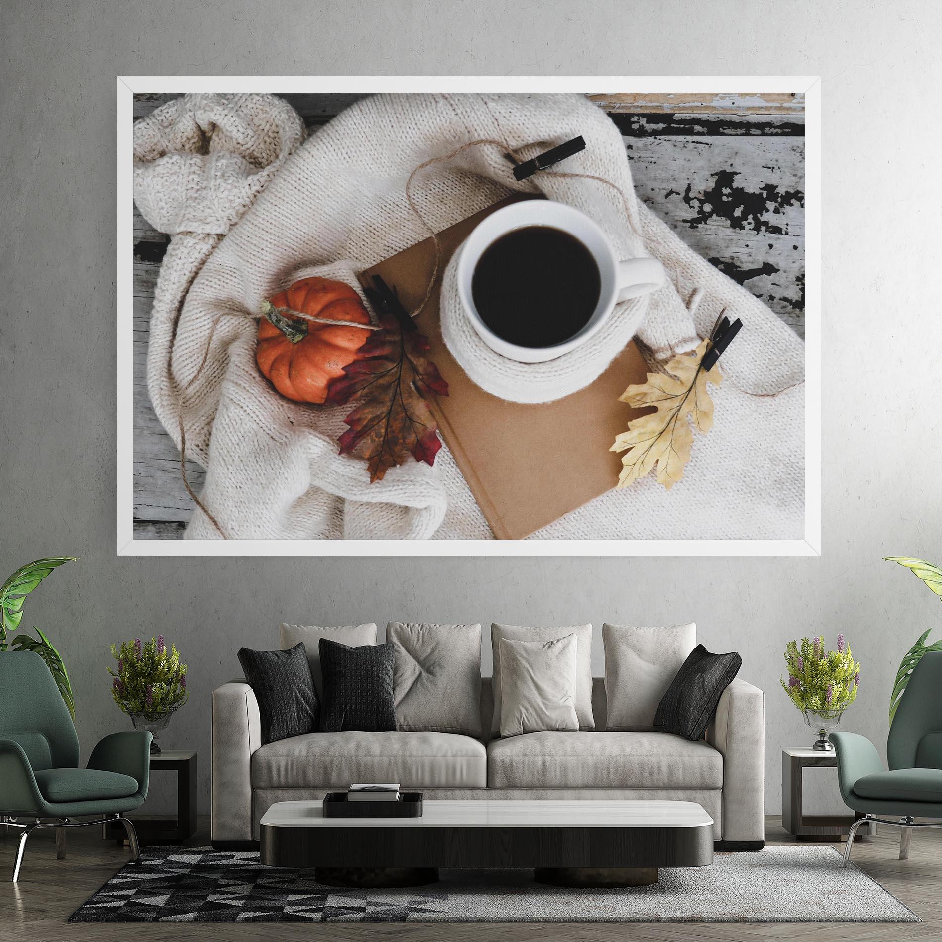 Tablou Canvas Autumn Coffee mockup 7