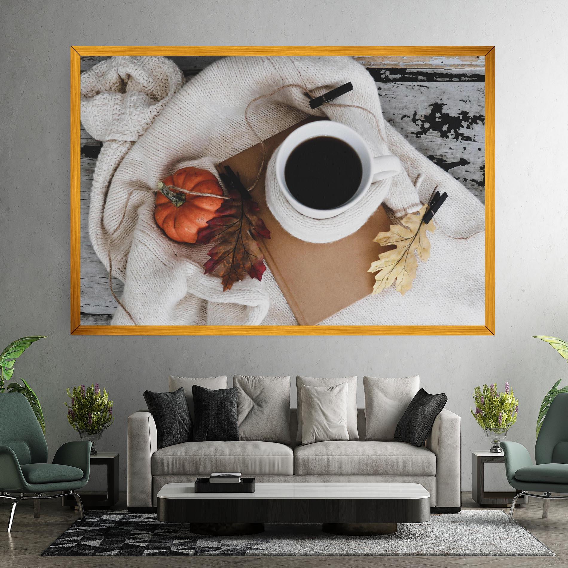 Tablou Canvas Autumn Coffee mockup 7