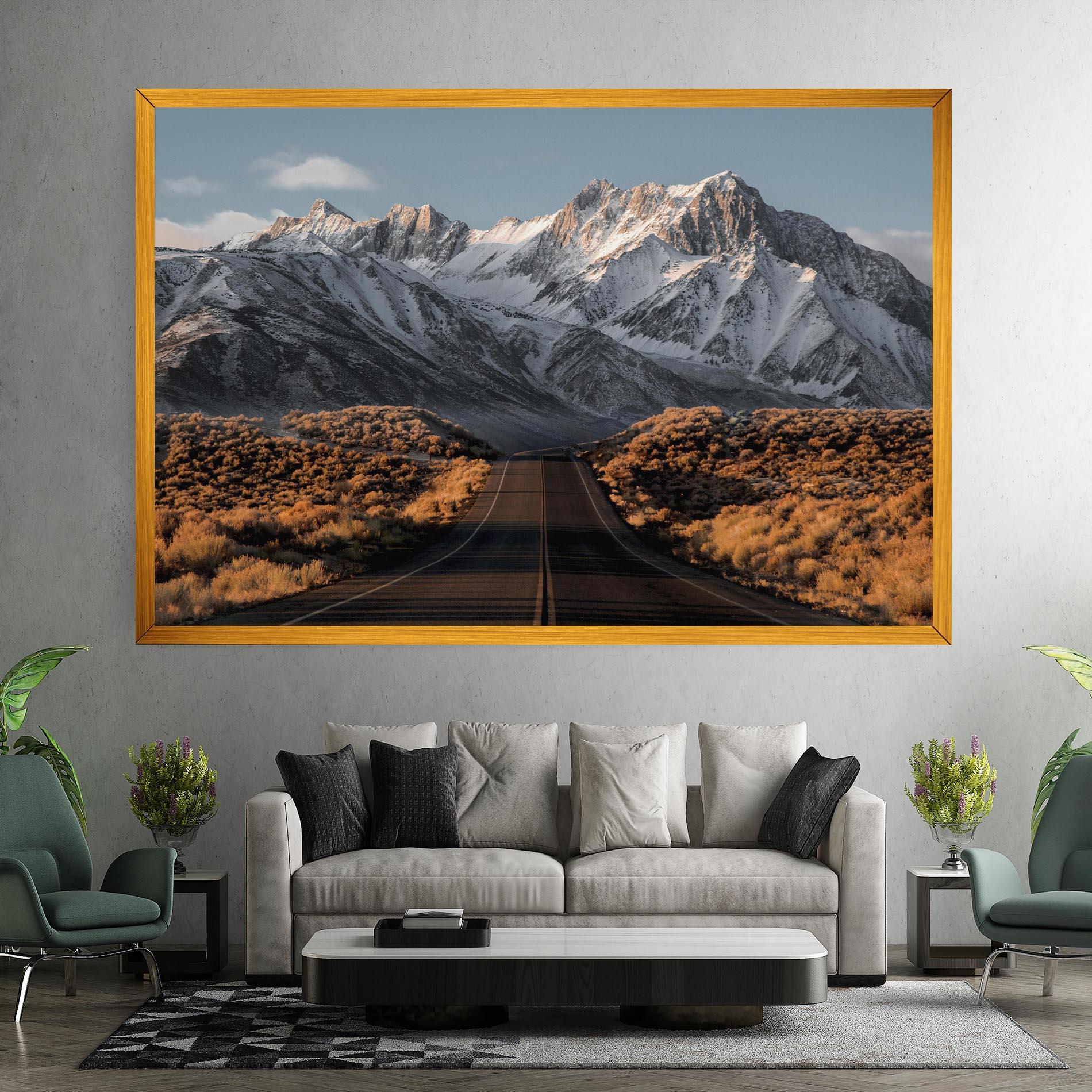 Tablou Canvas Autumn Mountain View mockup 7