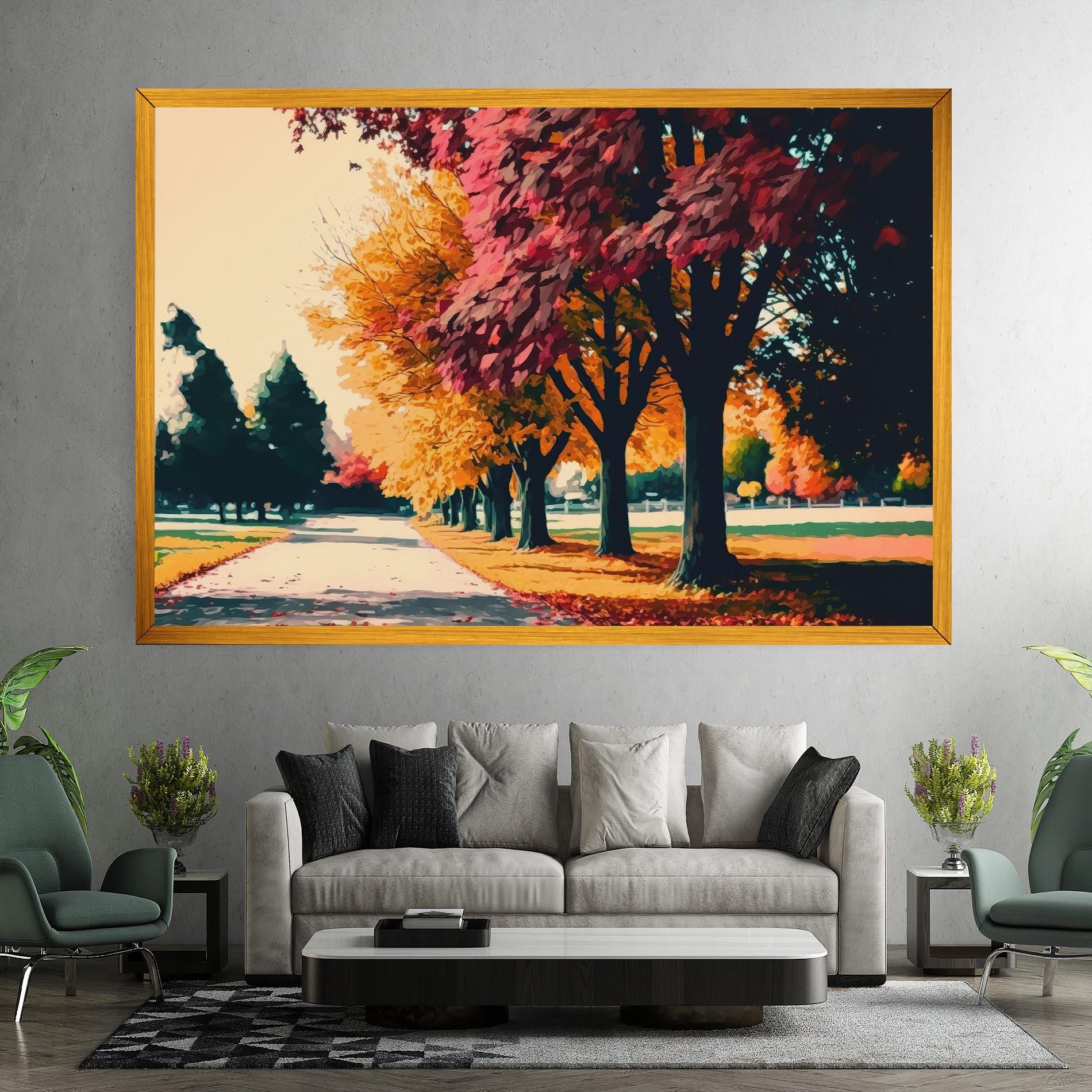 Tablou Canvas Autumn Park mockup 7