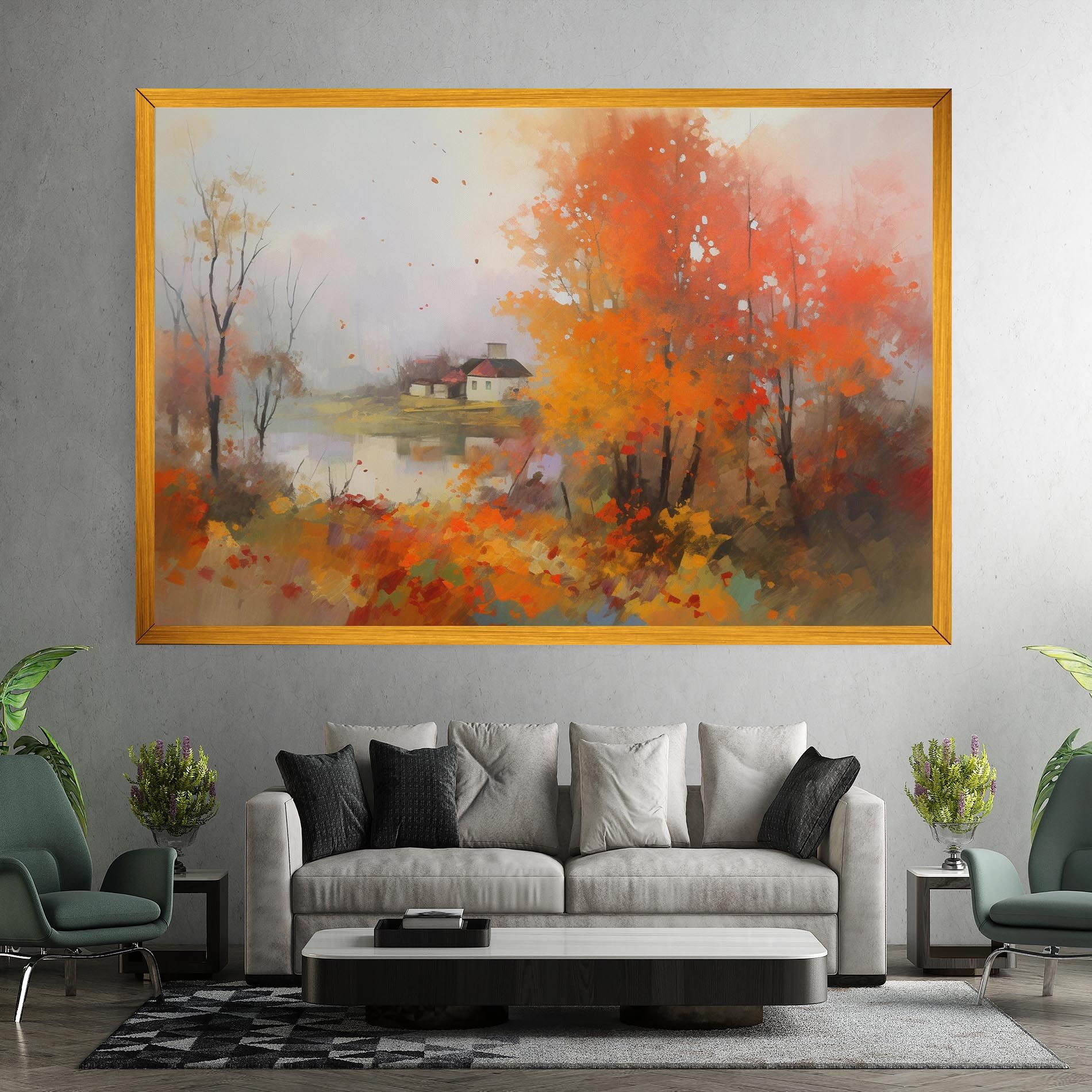 Autumnal Painting mockup 7