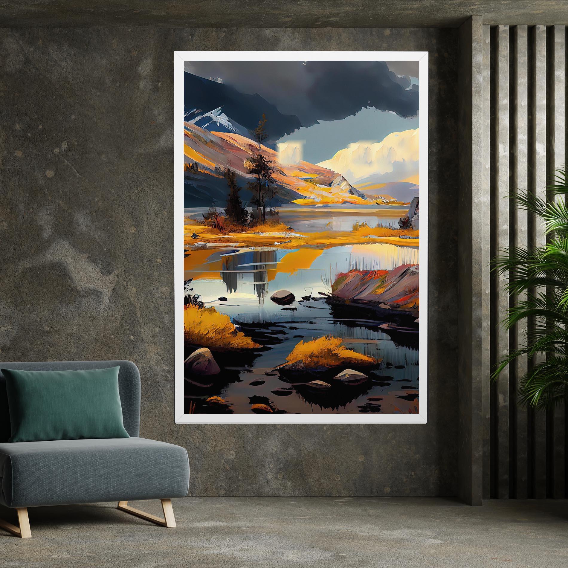 Tablou Canvas Autumn Landscape mockup 7