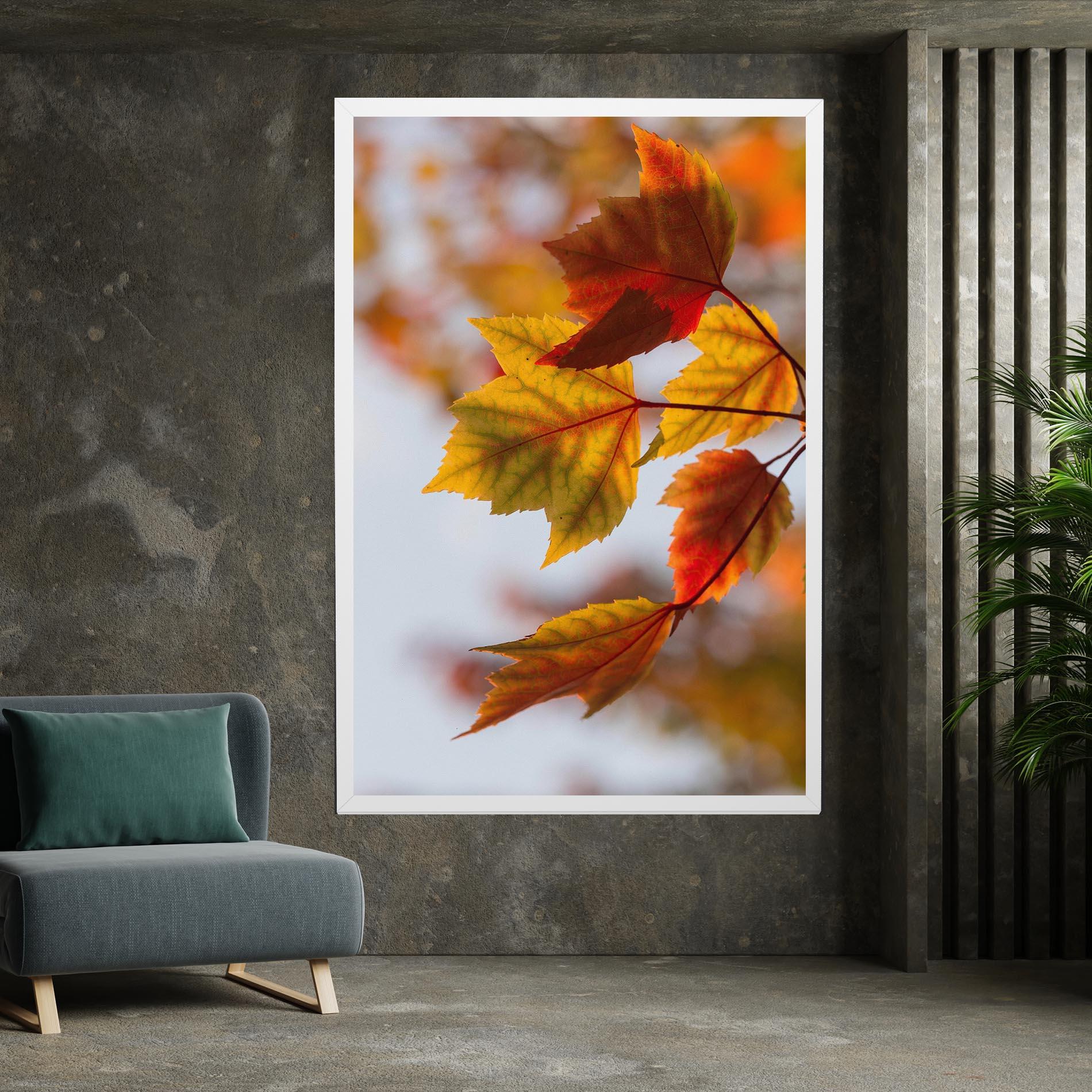 Tablou Canvas Red Yellow Autumn mockup 7