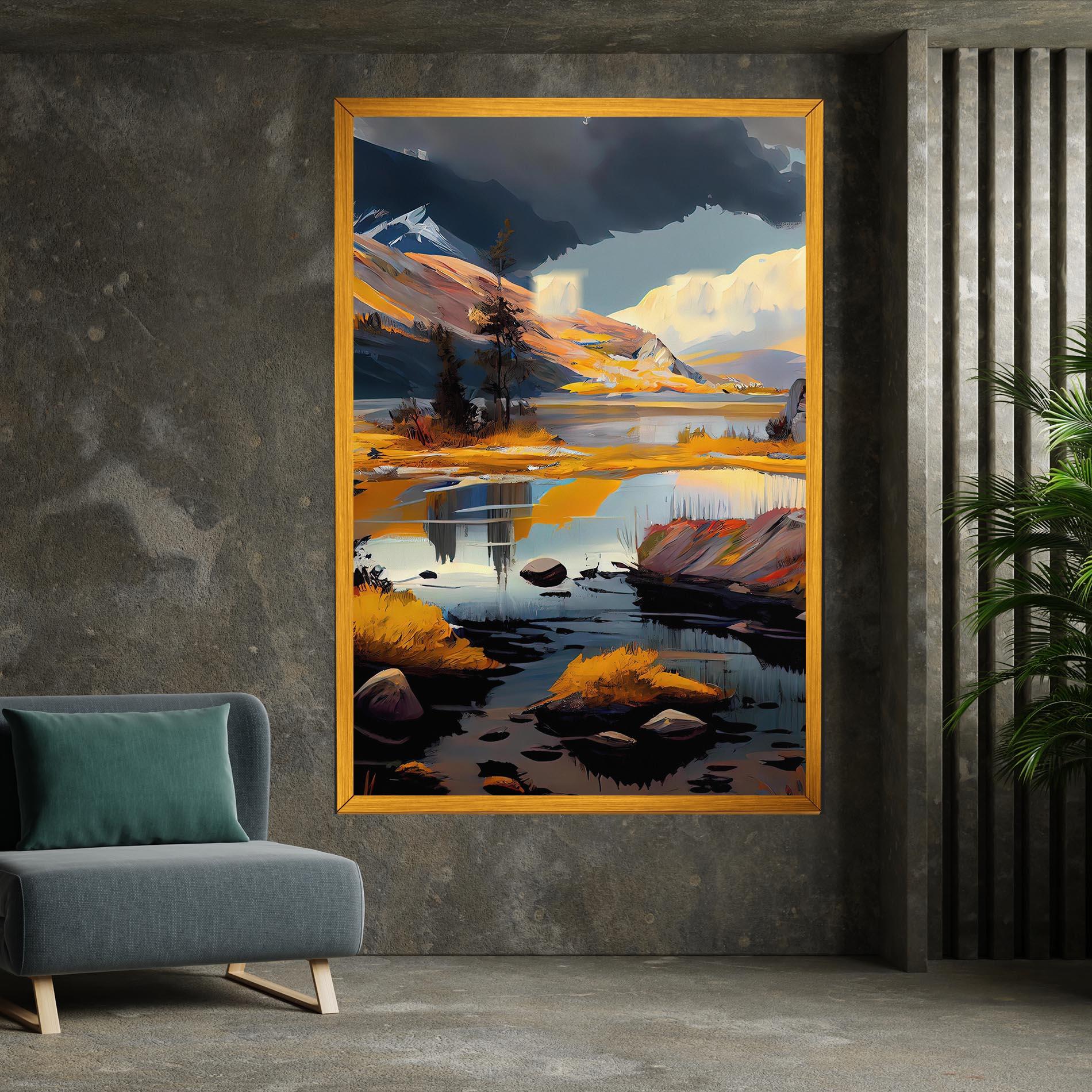 Tablou Canvas Autumn Landscape mockup 7