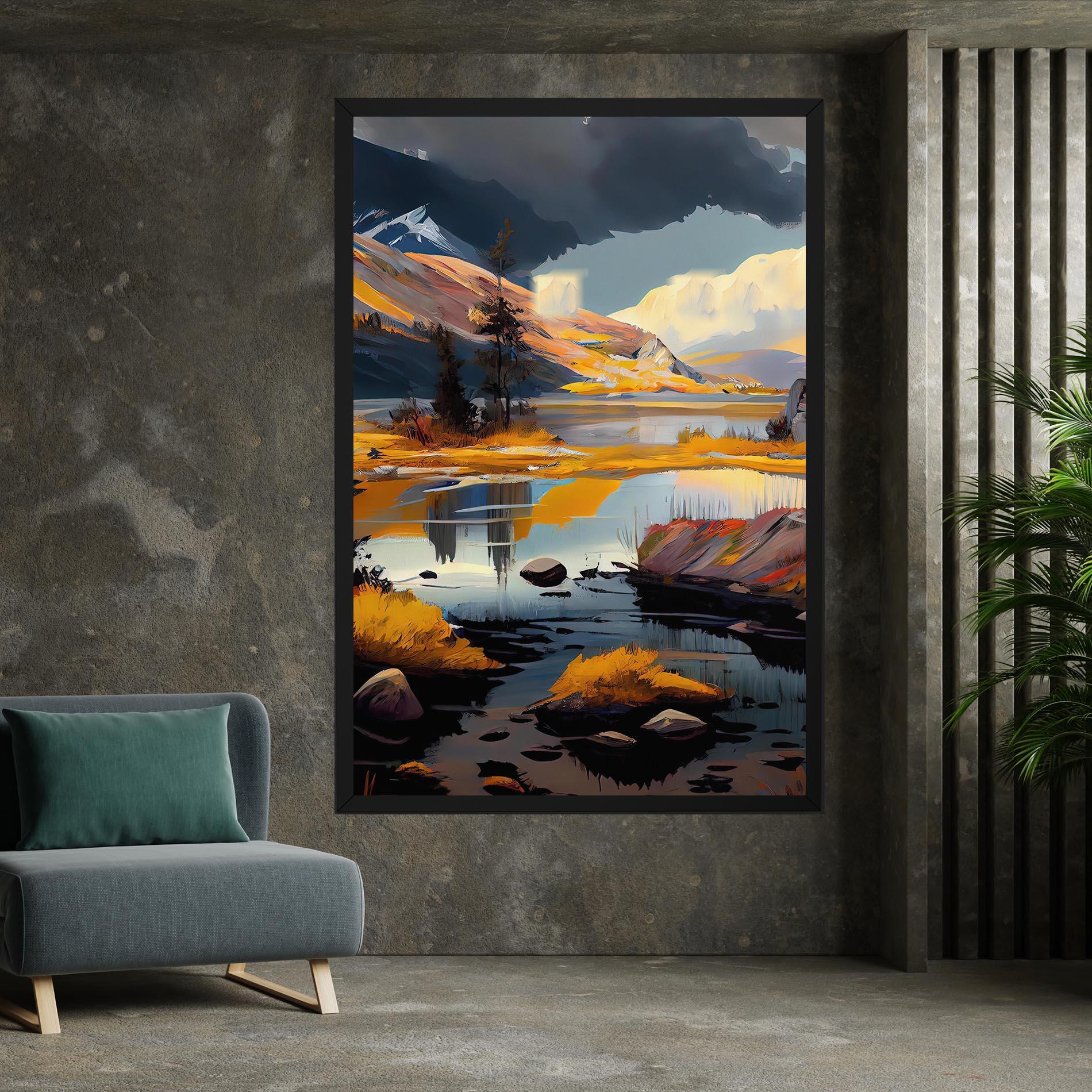 Tablou Canvas Autumn Landscape mockup 7