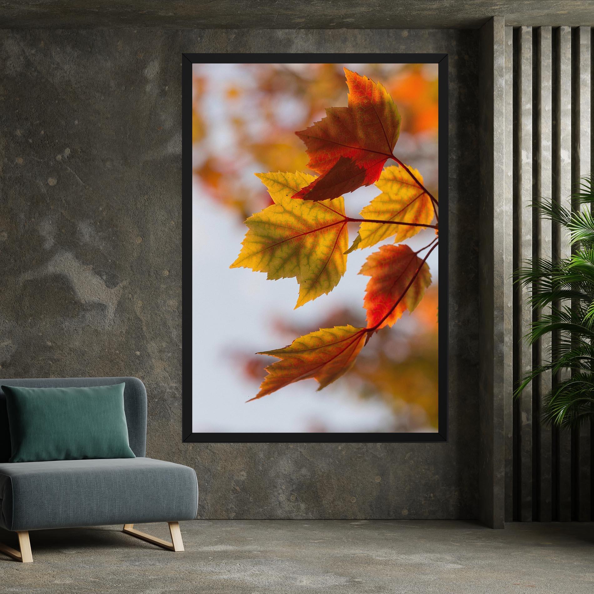 Tablou Canvas Red Yellow Autumn mockup 7