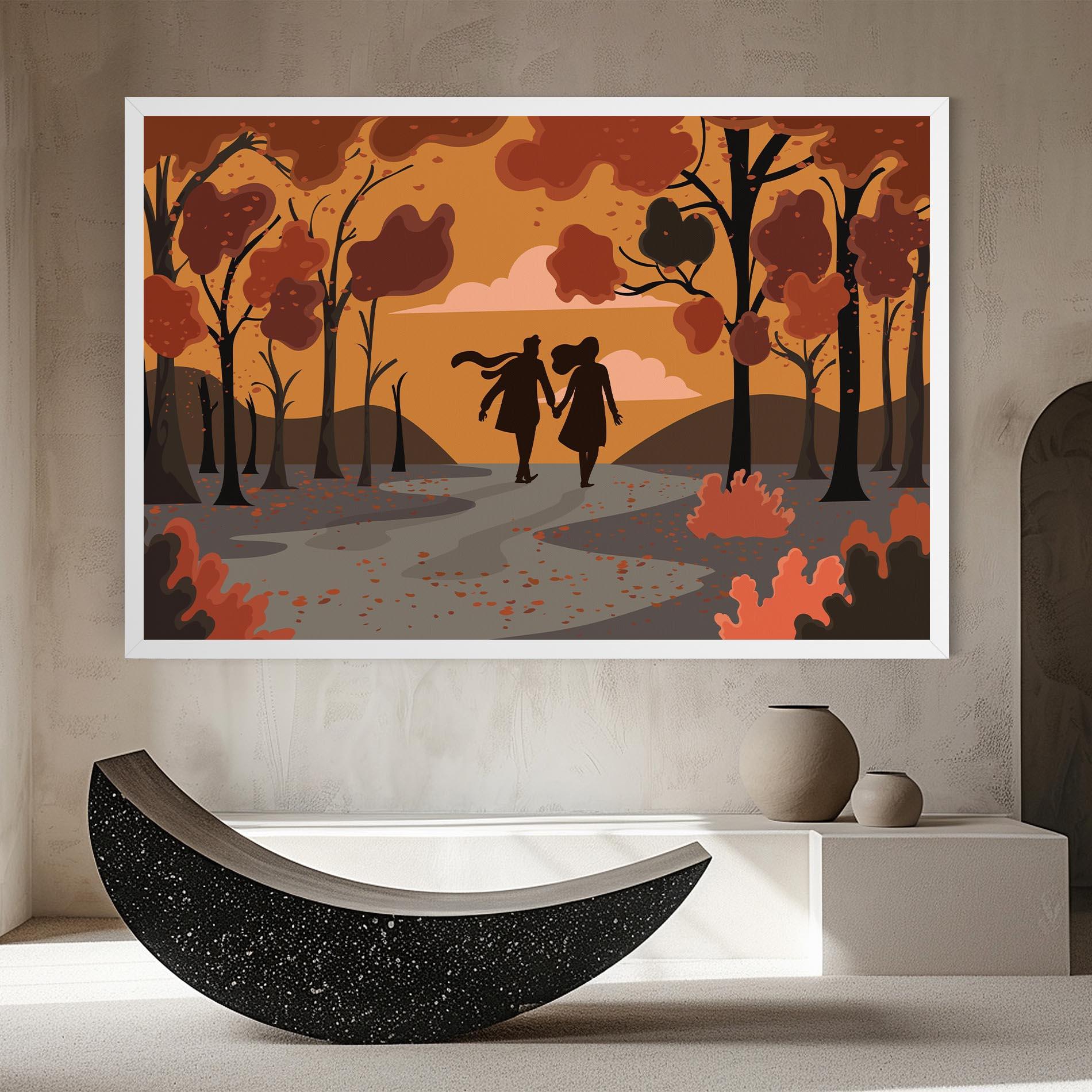Tablou Canvas Autumn Couple mockup 8