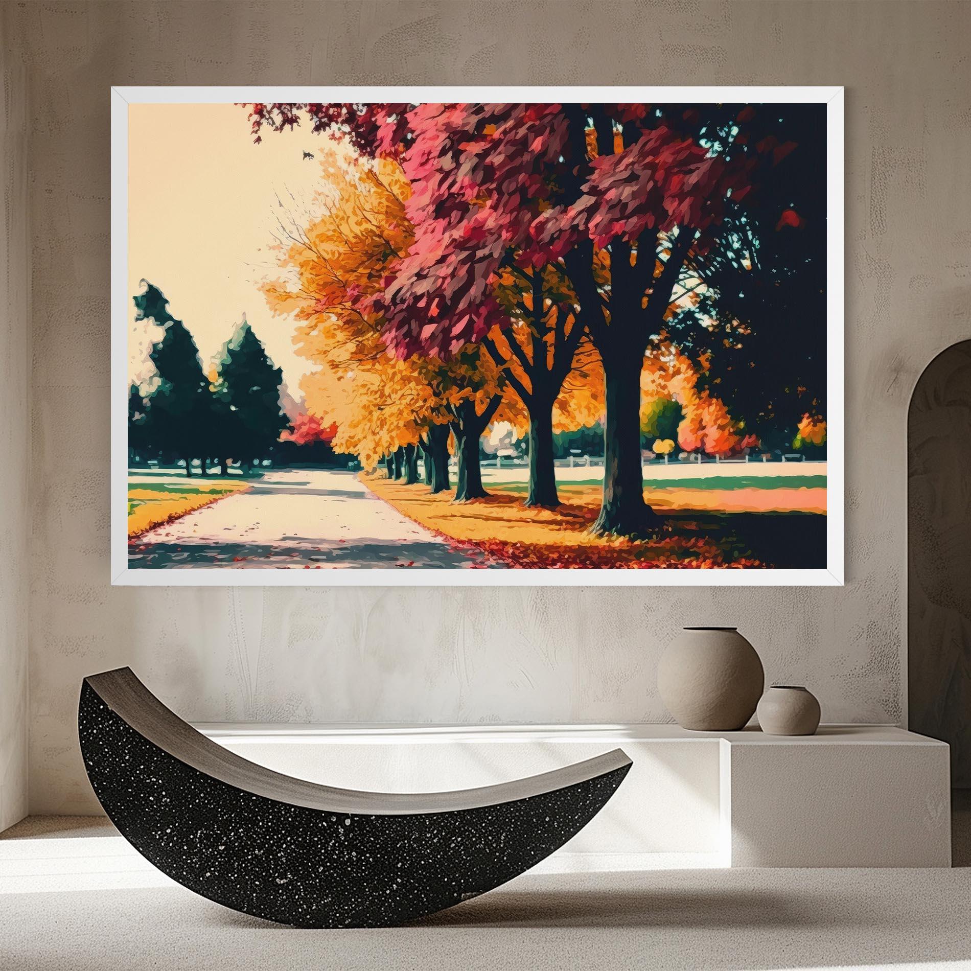 Tablou Canvas Autumn Park mockup 8