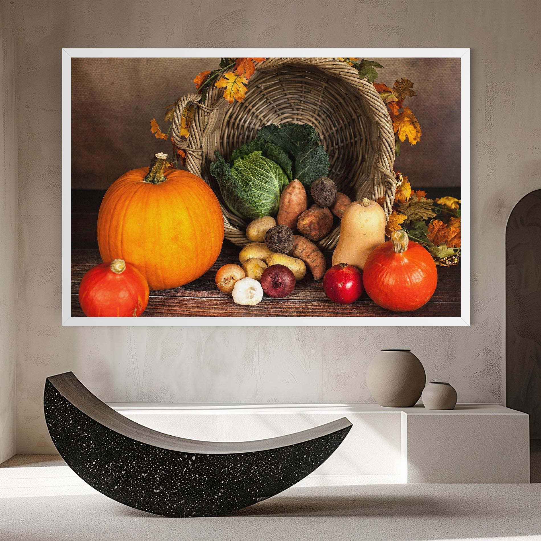 Tablou Canvas Autumn Vegetables mockup 8