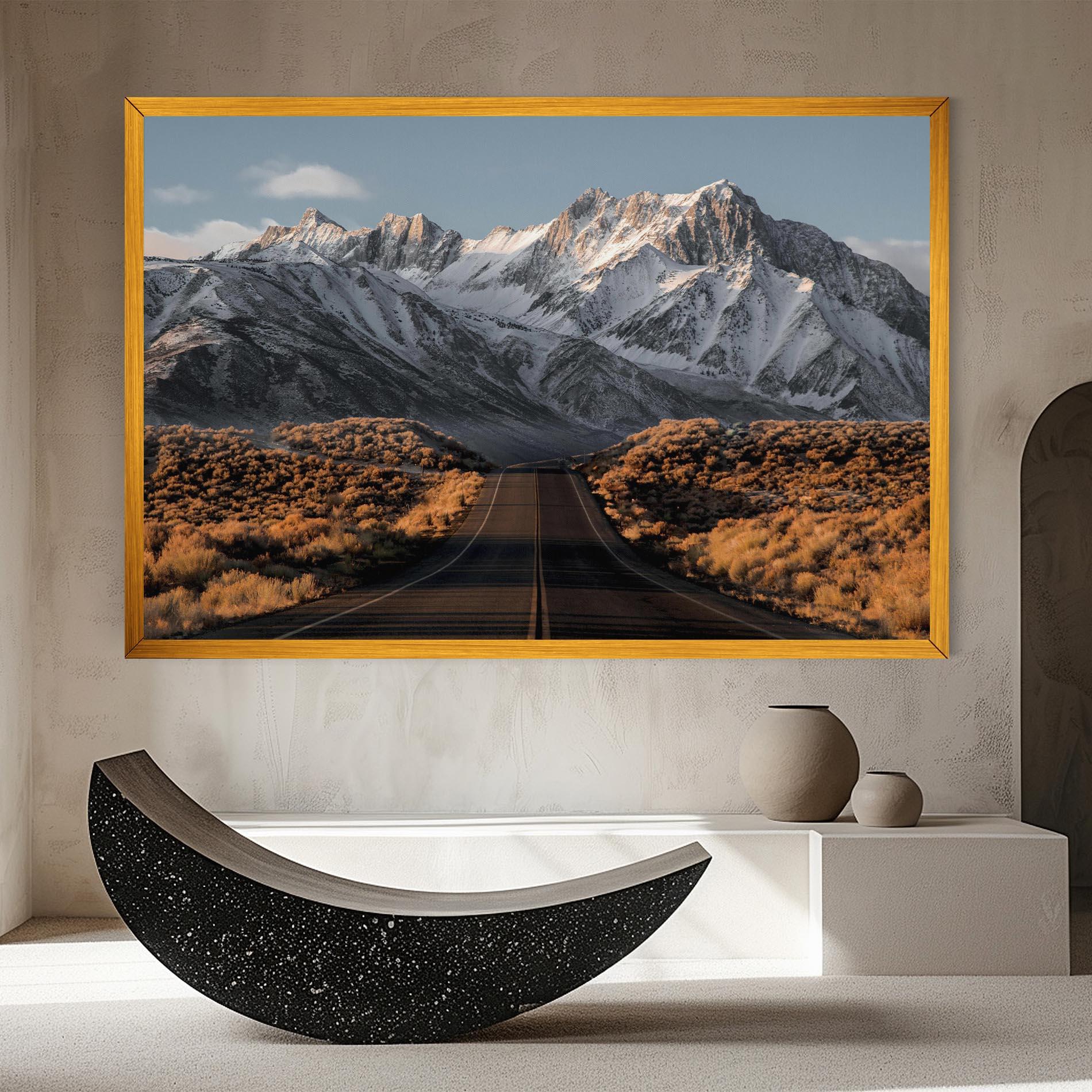 Tablou Canvas Autumn Mountain View mockup 8