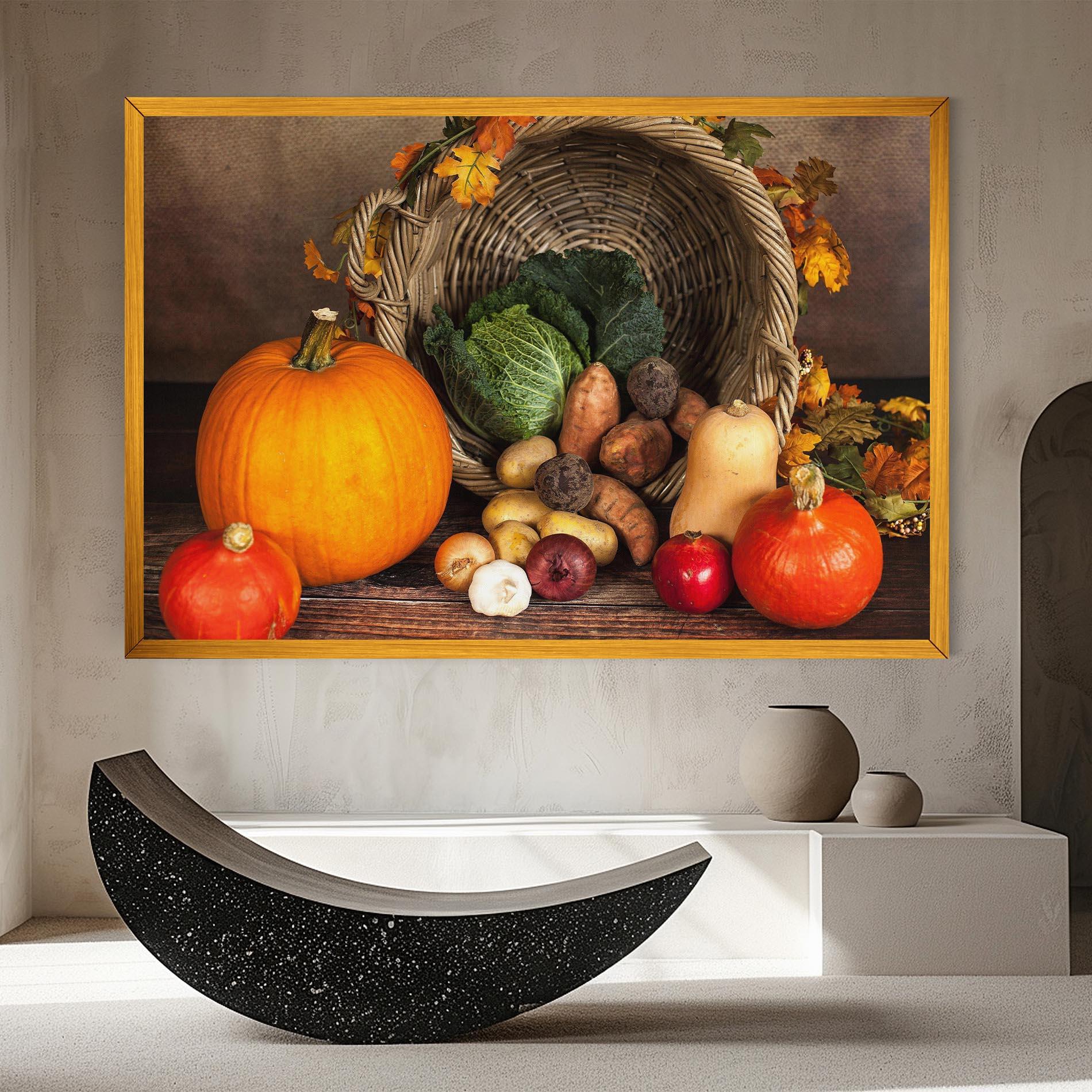 Tablou Canvas Autumn Vegetables mockup 8