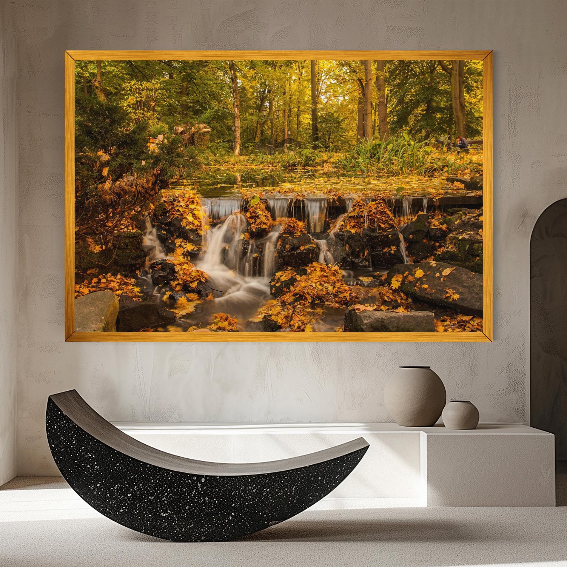 Autumn Waterfall mockup 8
