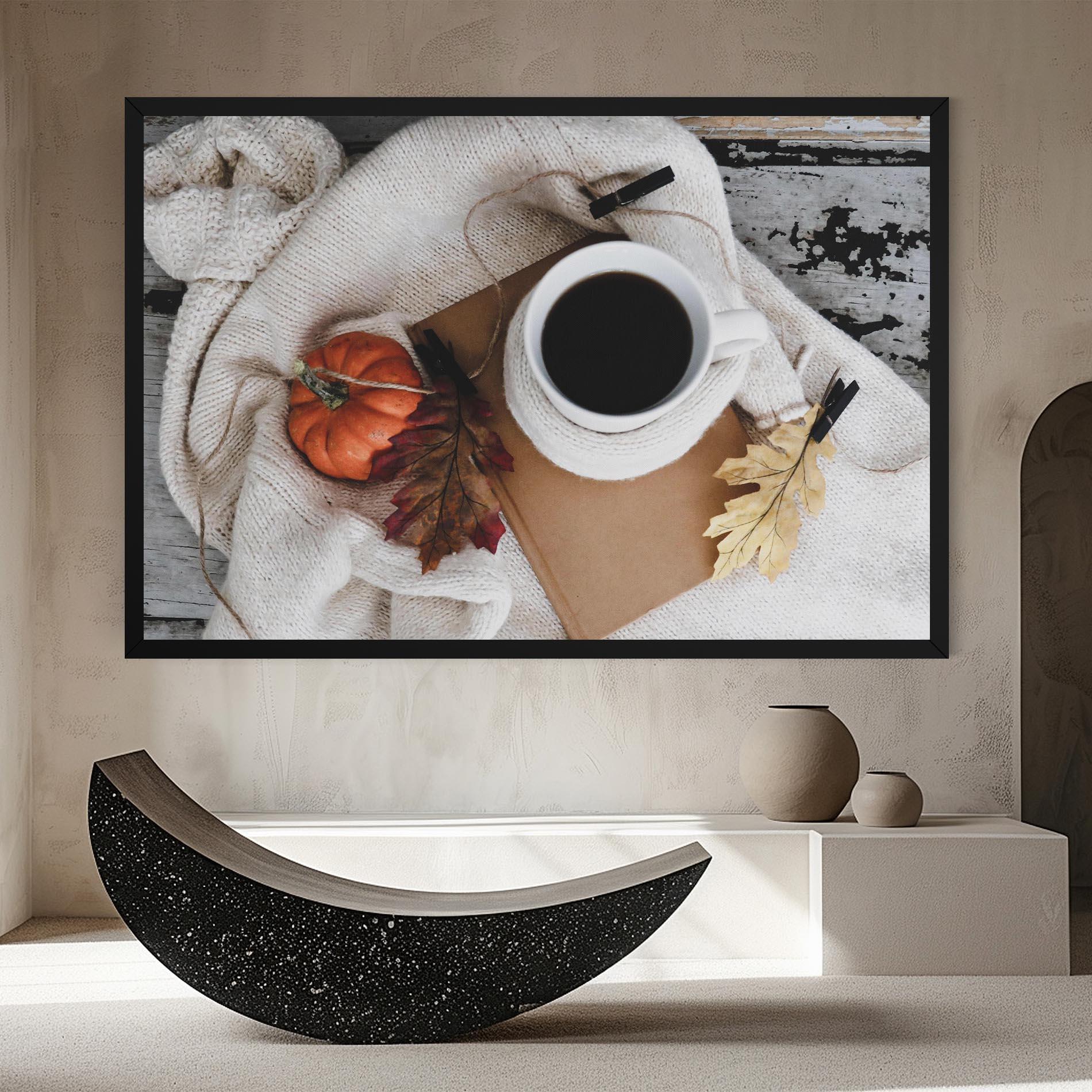 Tablou Canvas Autumn Coffee mockup 8