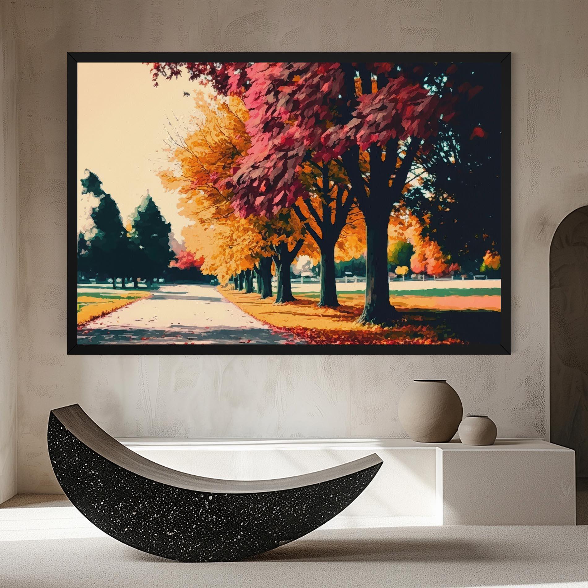 Tablou Canvas Autumn Park mockup 8