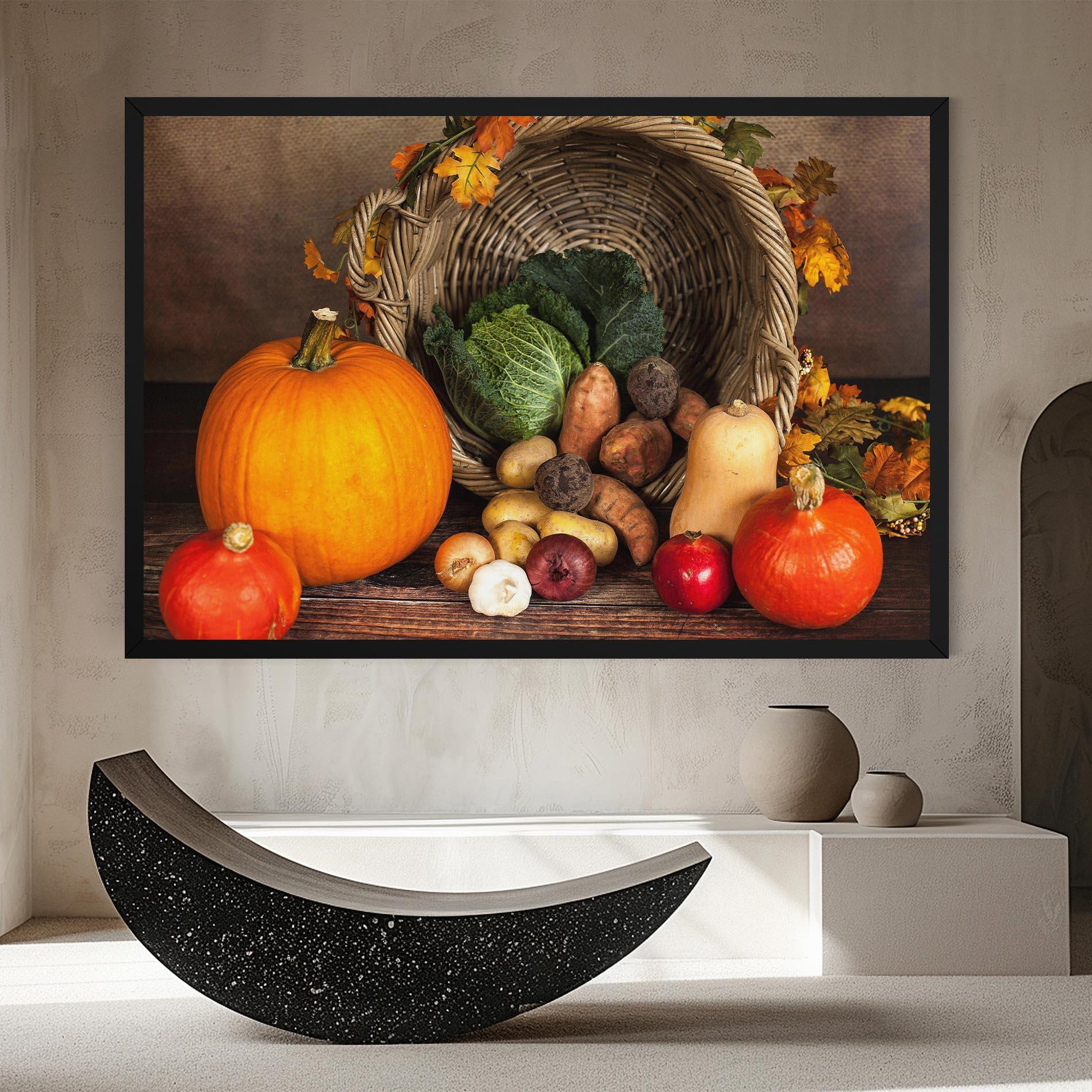 Tablou Canvas Autumn Vegetables mockup 8