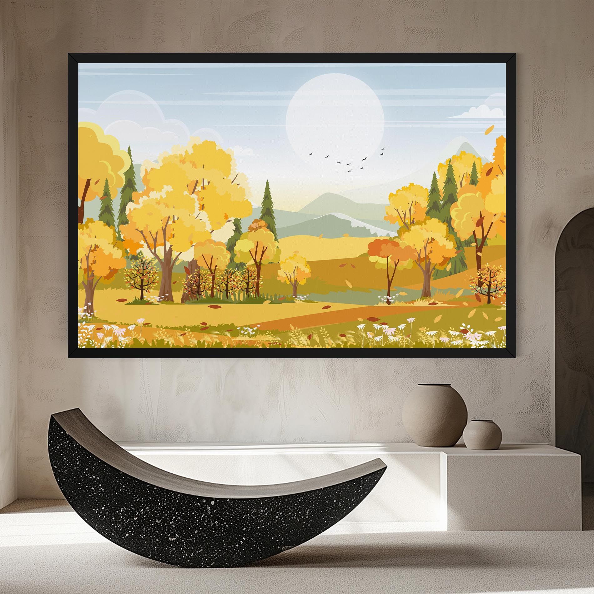 Autumn Yellow View mockup 8