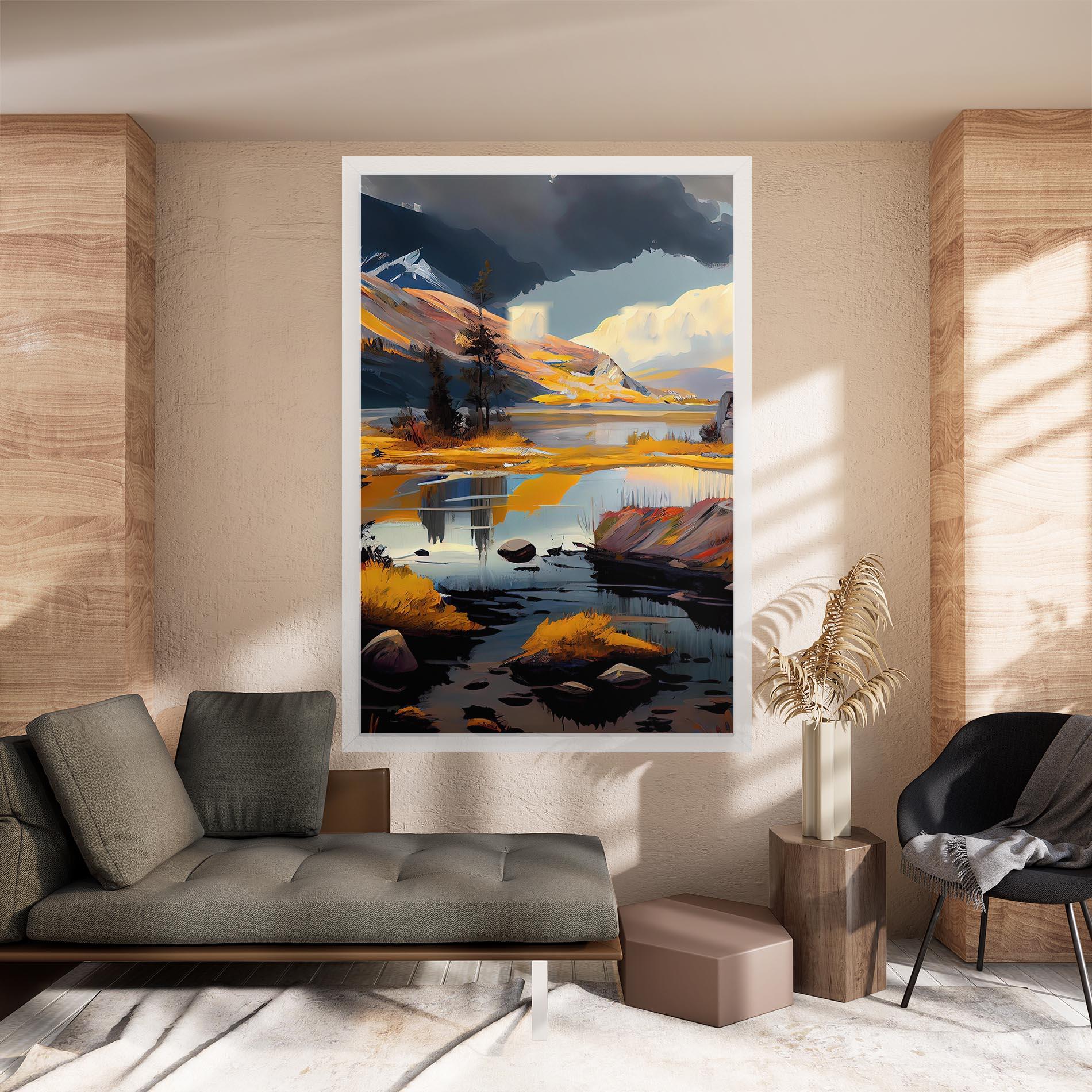 Tablou Canvas Autumn Landscape mockup 8