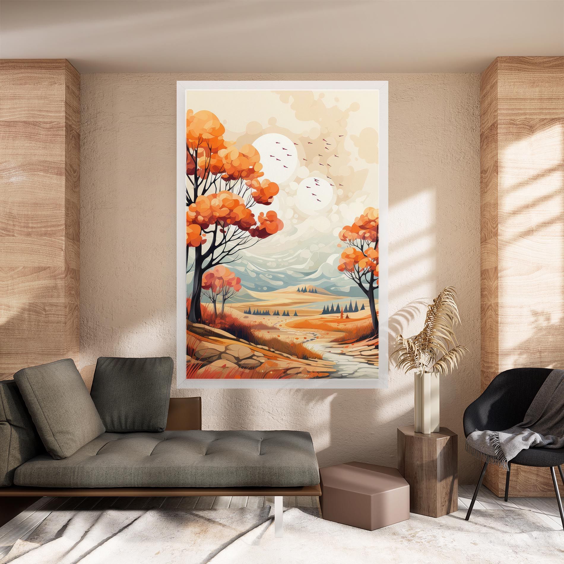 Autumn Tree Painting mockup 8