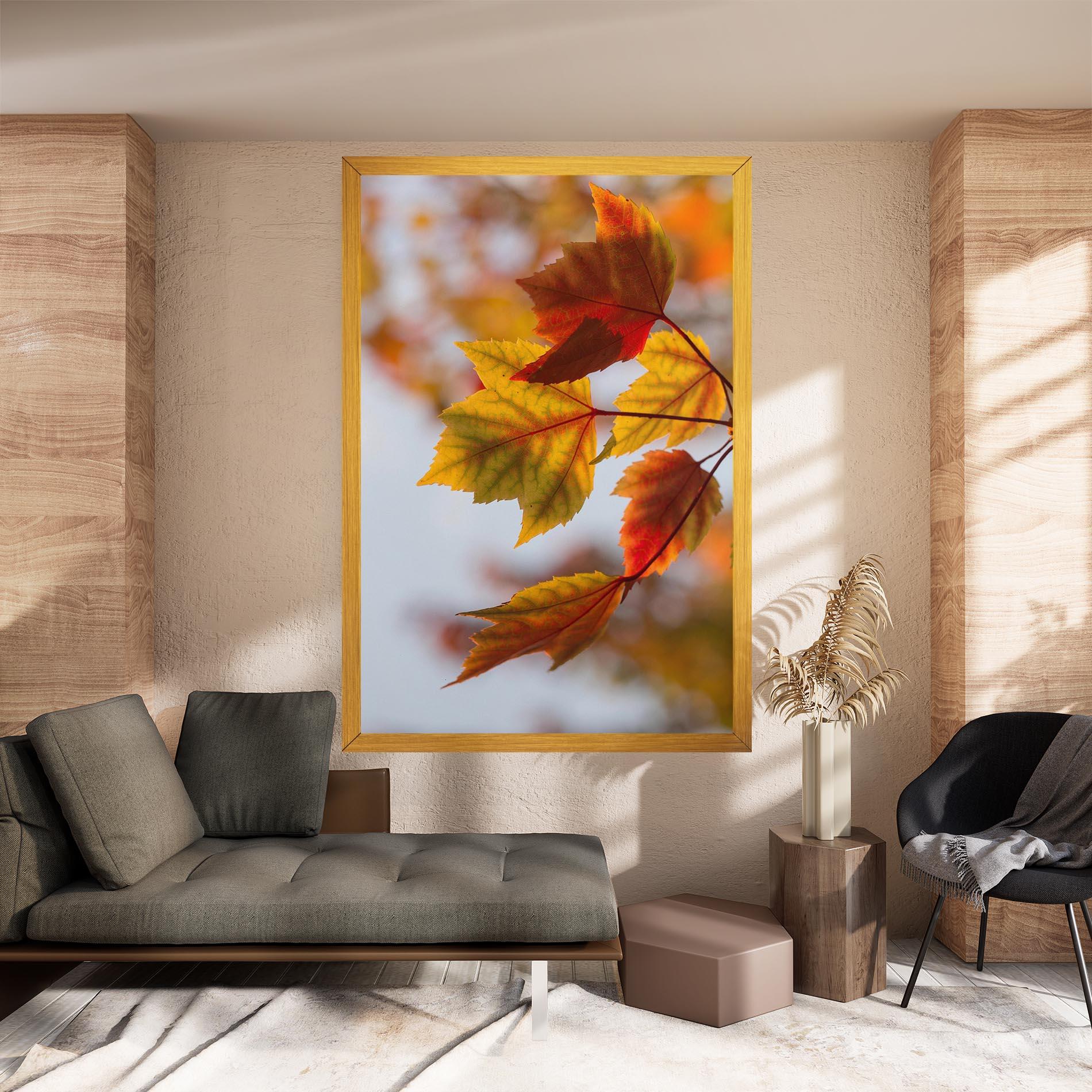 Tablou Canvas Red Yellow Autumn mockup 8