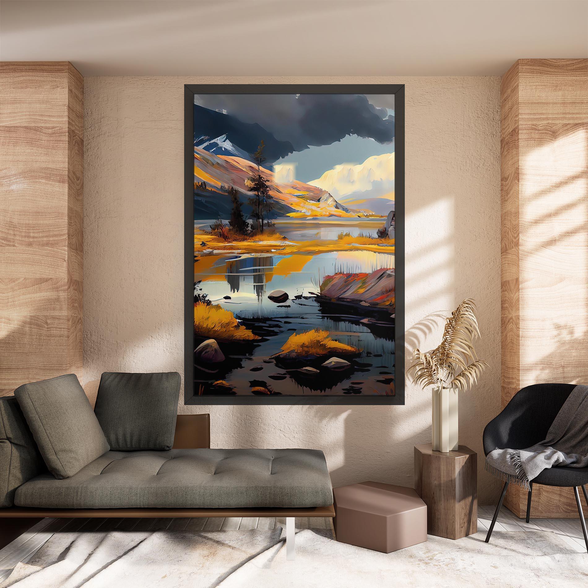 Tablou Canvas Autumn Landscape mockup 8