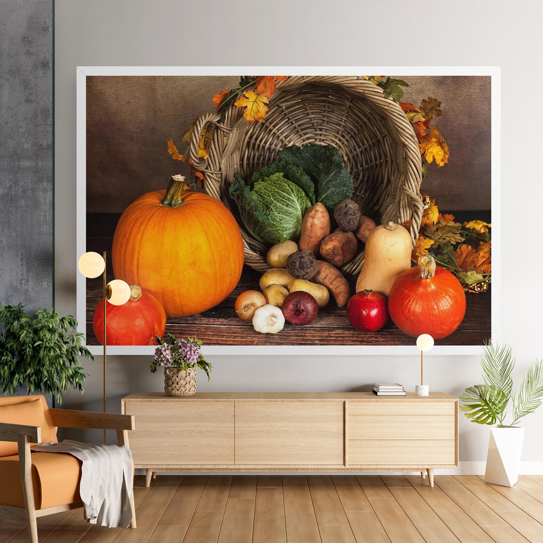 Tablou Canvas Autumn Vegetables mockup 9