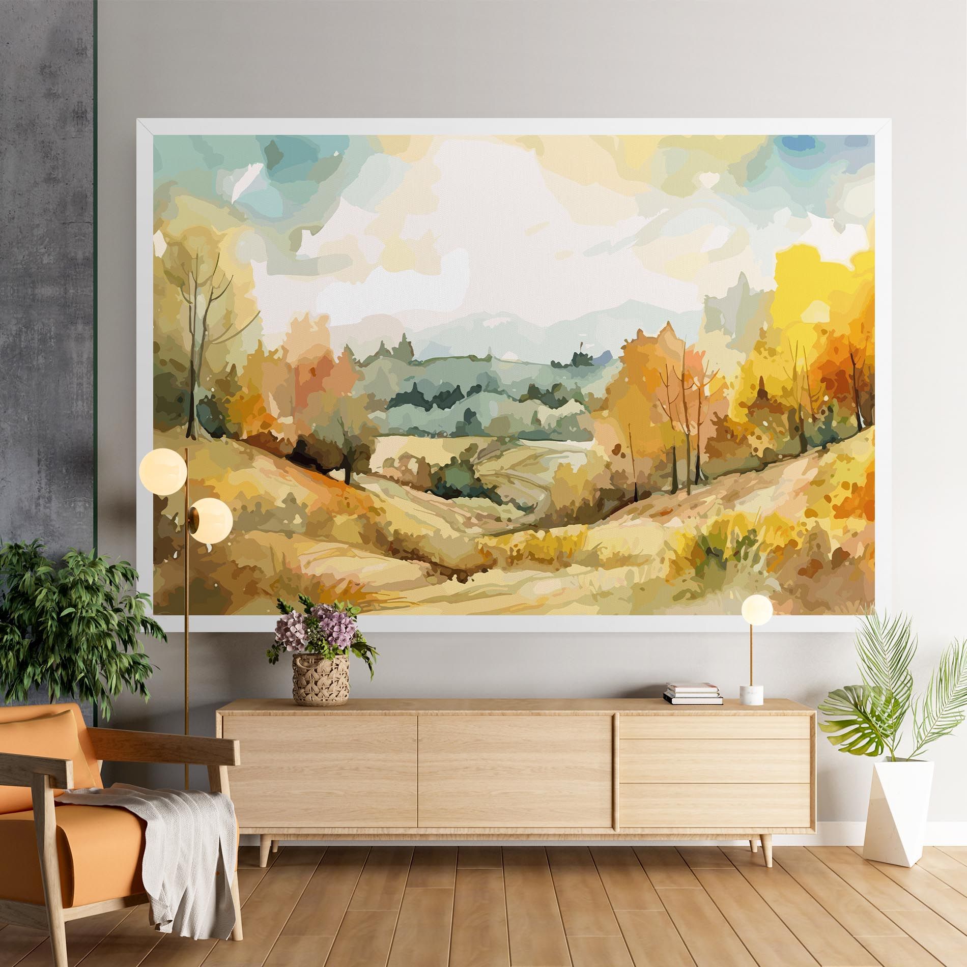 Green Yellow Autumn mockup 9