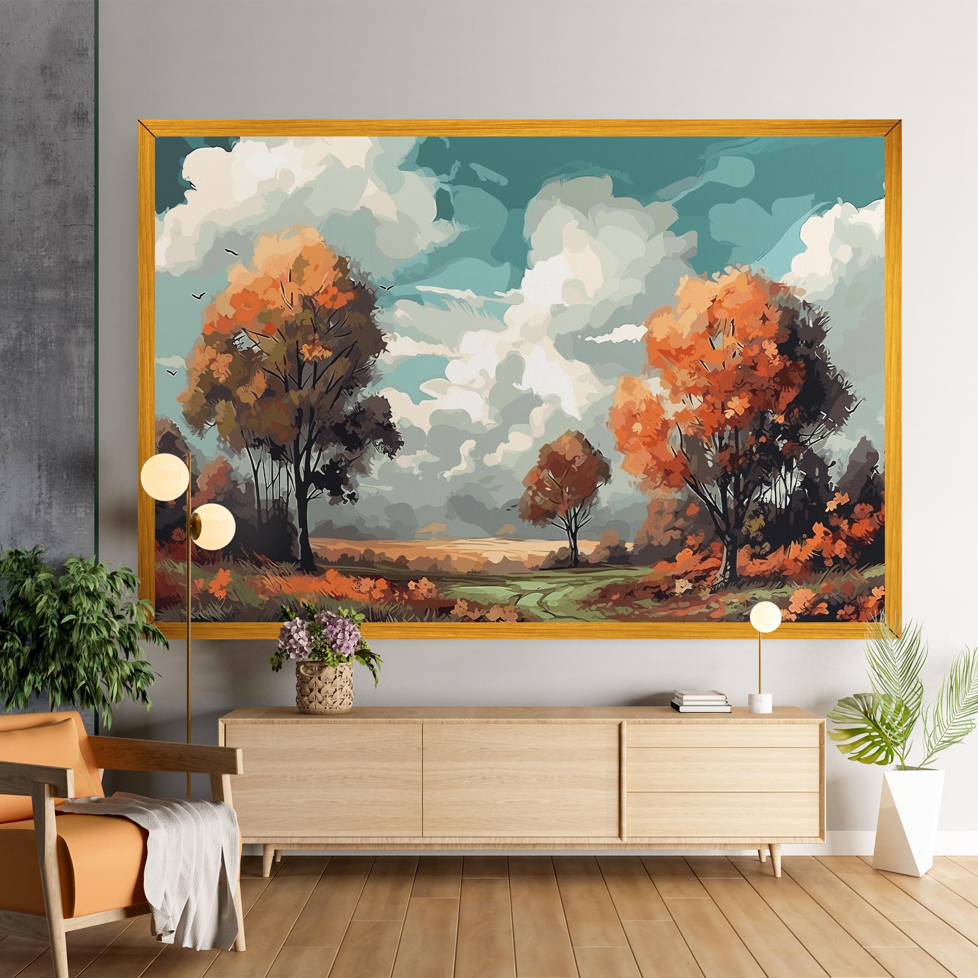 Tablou Canvas Autumn Art mockup 9