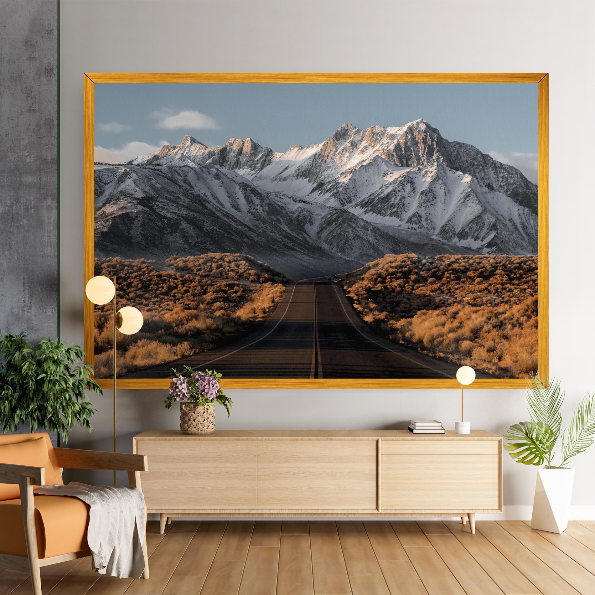 Tablou Canvas Autumn Mountain View mockup 9