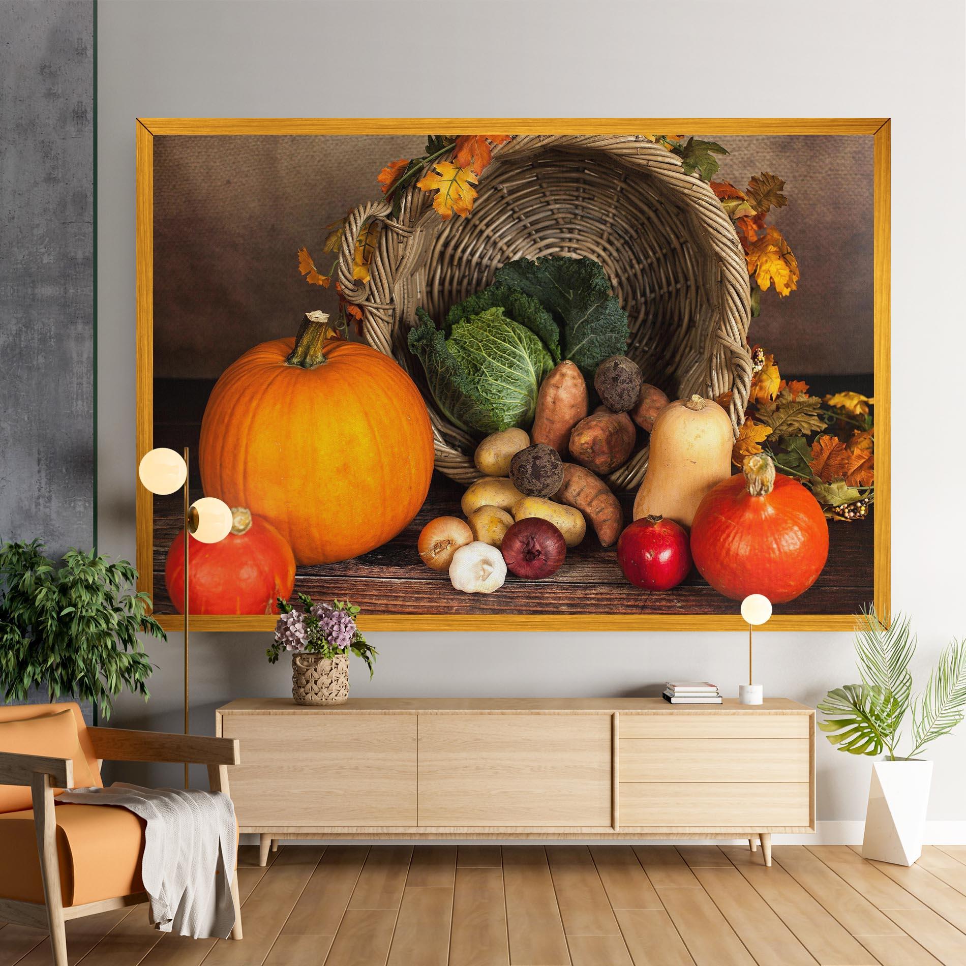 Tablou Canvas Autumn Vegetables mockup 9